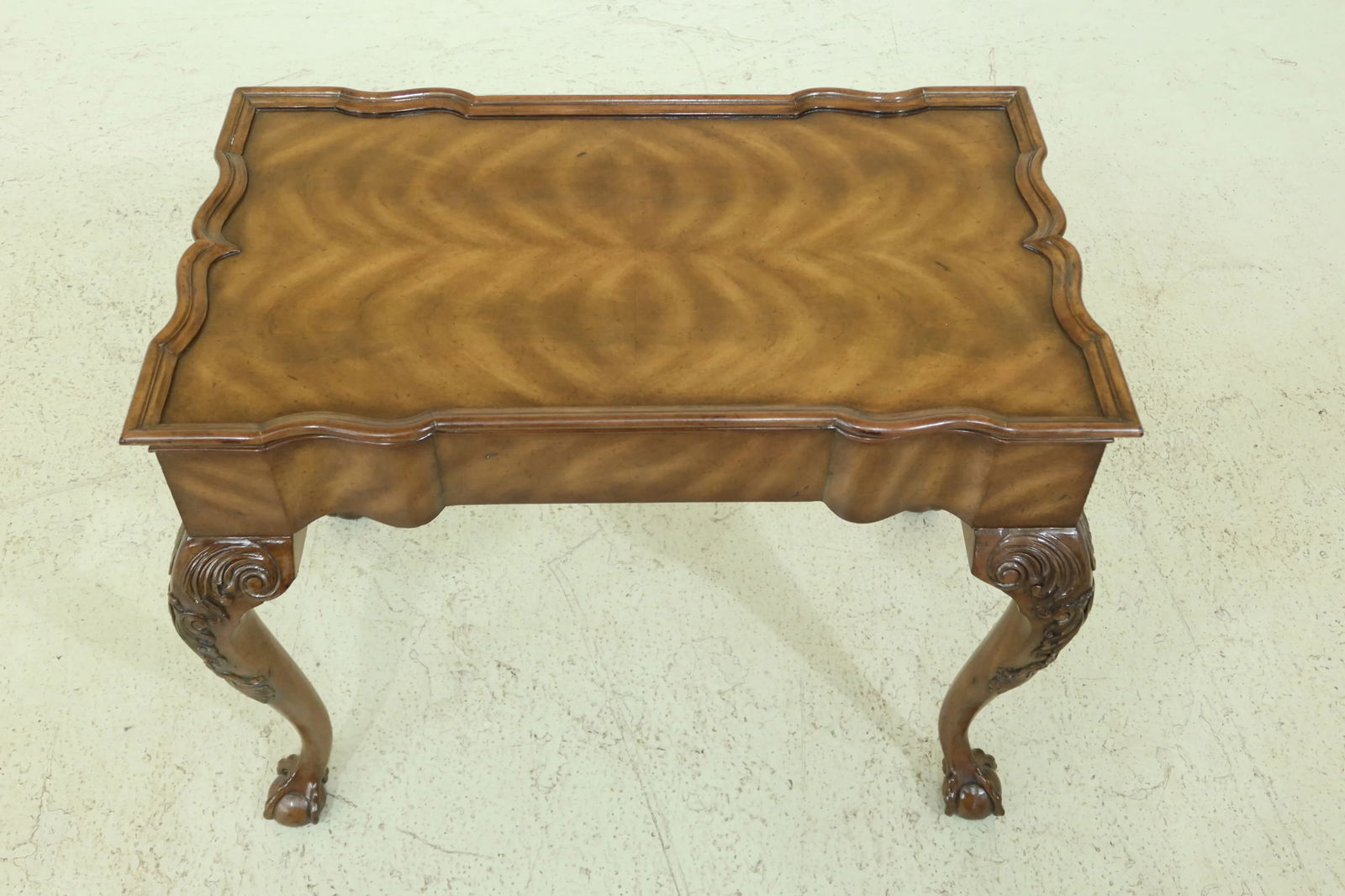 Maitland Smith Ball & Claw Chippendale Mahogany Tea Table - 2