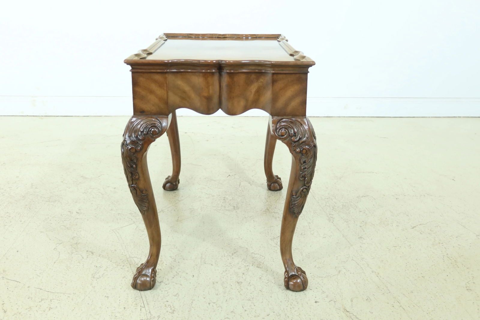 Maitland Smith Ball & Claw Chippendale Mahogany Tea Table - 6