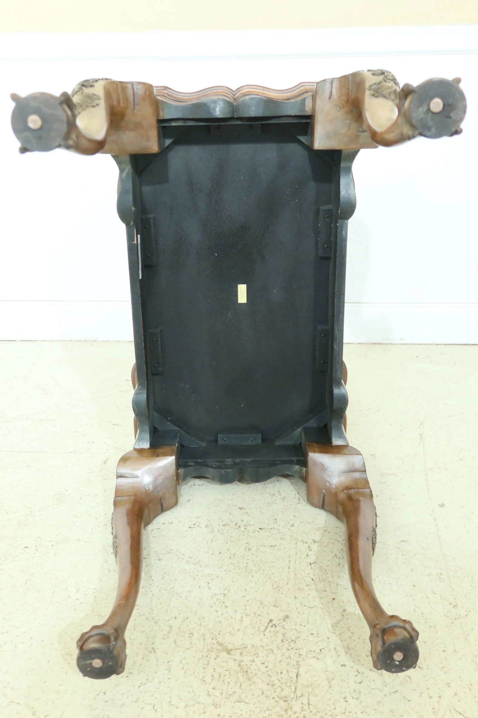 Maitland Smith Ball & Claw Chippendale Mahogany Tea Table - 7