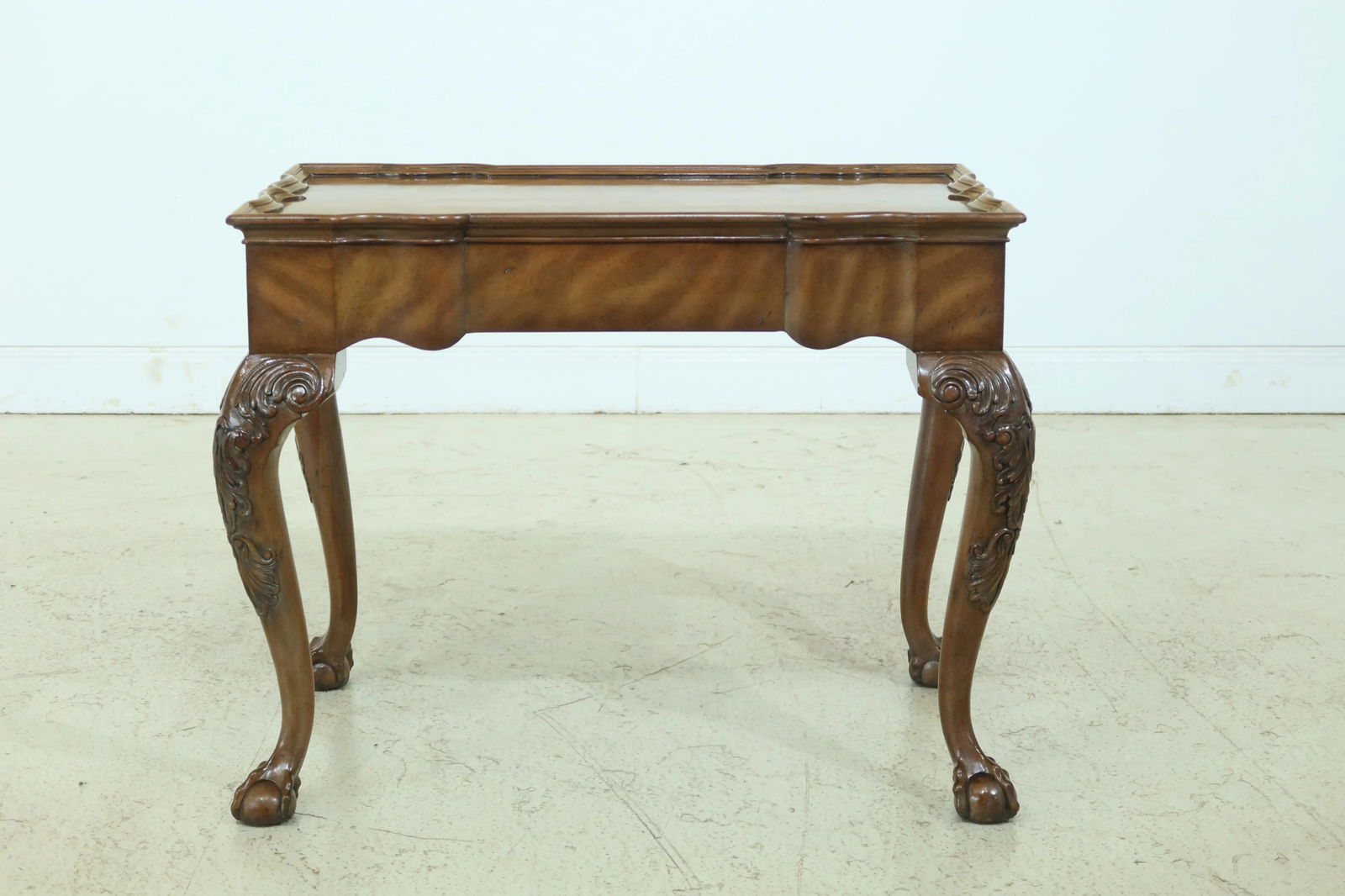 Maitland Smith Ball & Claw Chippendale Mahogany Tea Table - 9