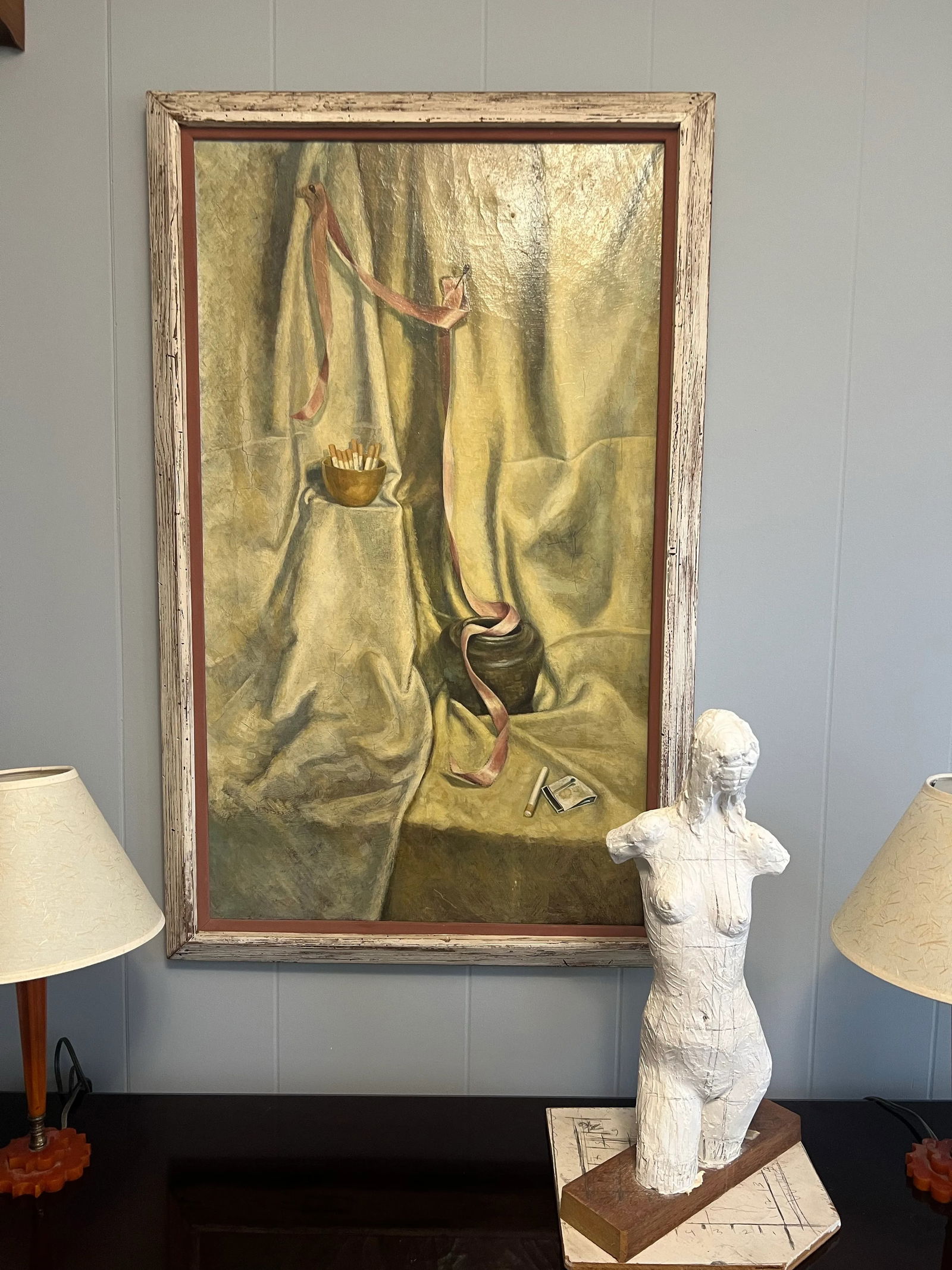 Mid Century Still Life Oil Painting 1955 - 2