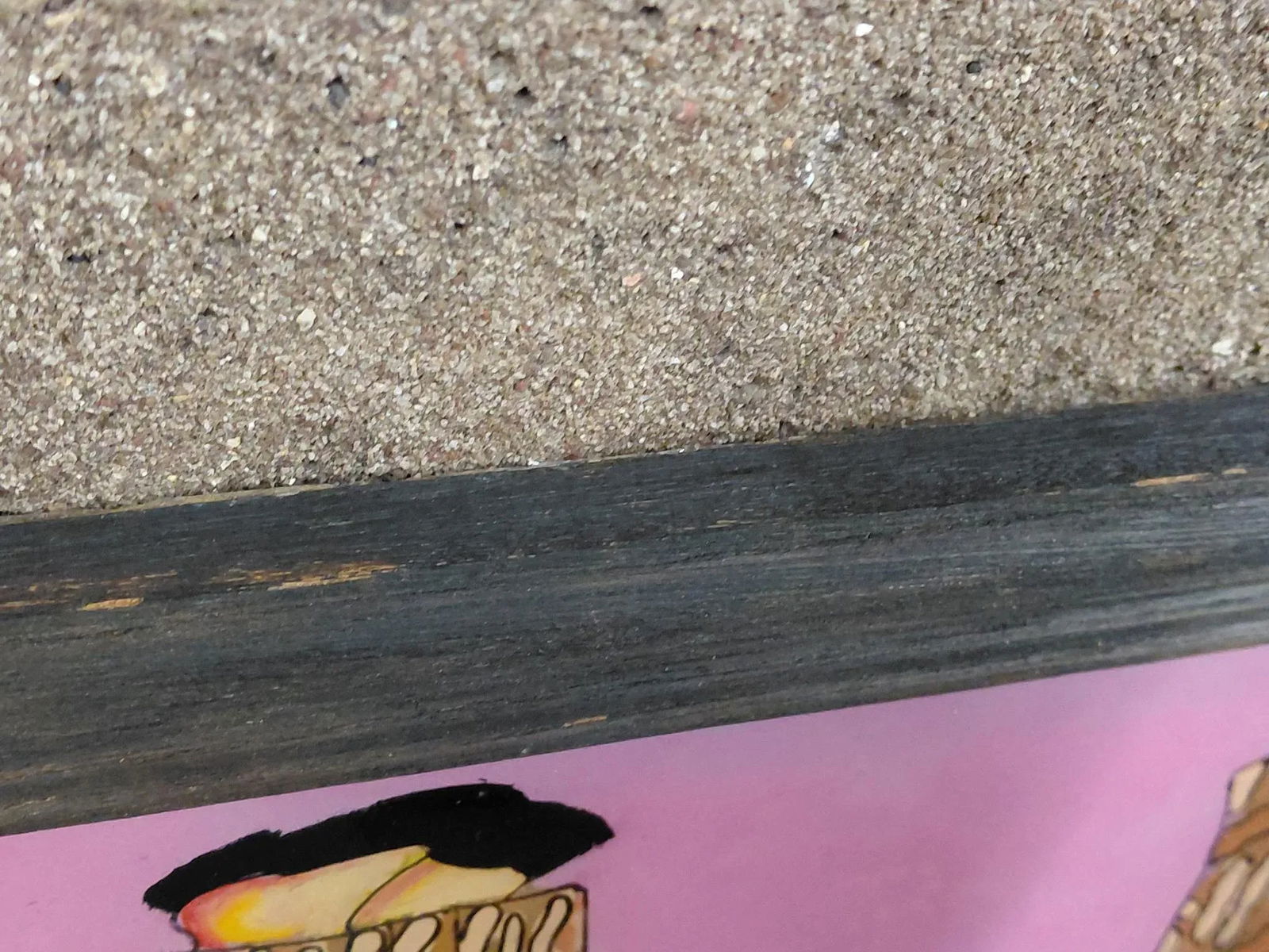 Framed Punakawan Reverse Glass Painting at the Meeting Hall - 7