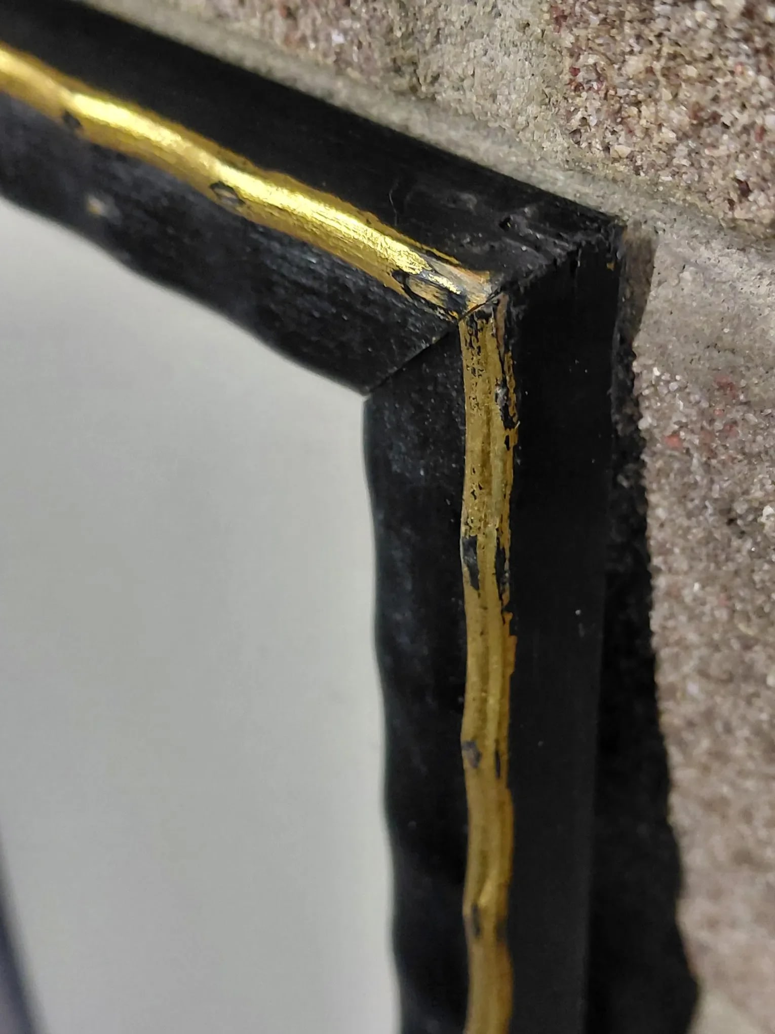 Framed Signed J. Akston "The Kiss, 1962" Mixed Media - 11