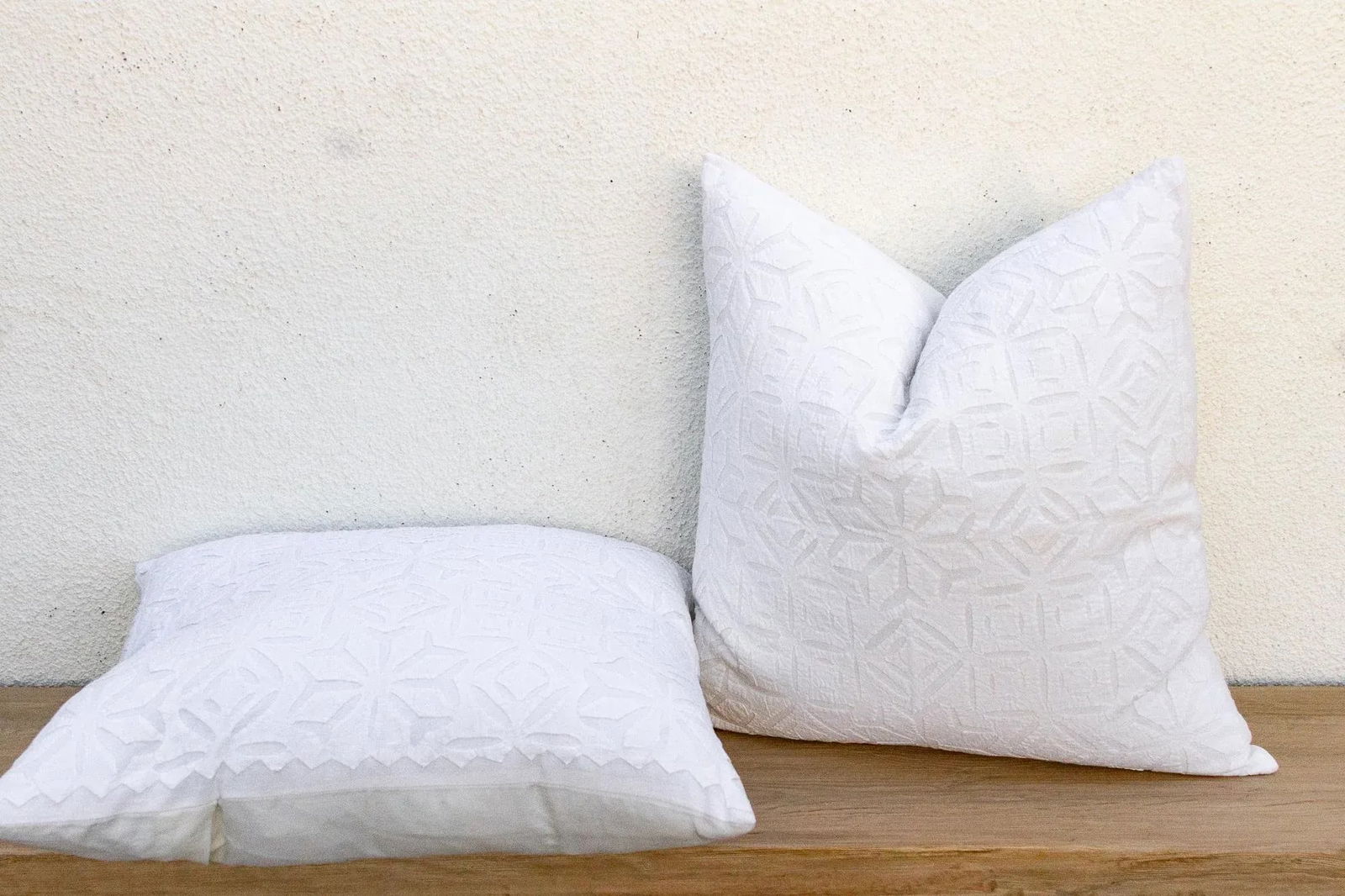 Spring Time, Pair of AppliquÃ© Pillow Covers - 6