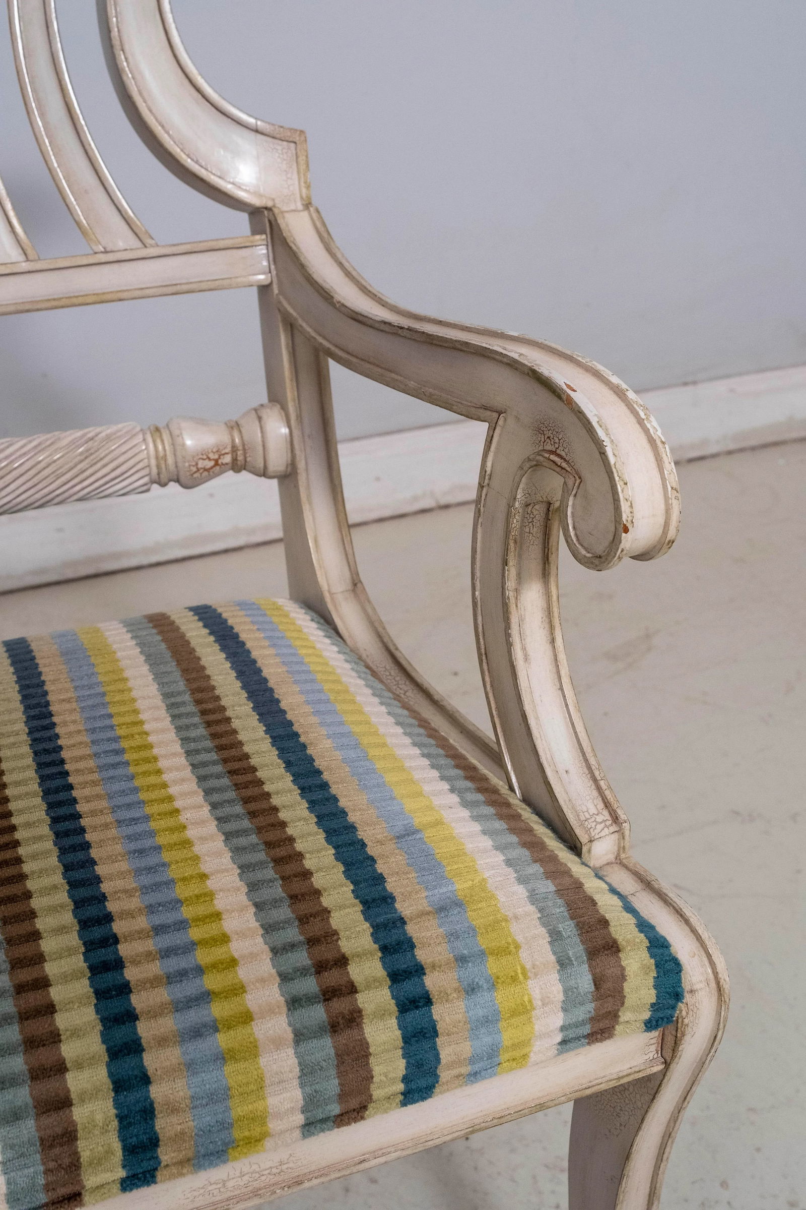 Councill Craftsmen Neoclassical Painted Finish Armchair - 12