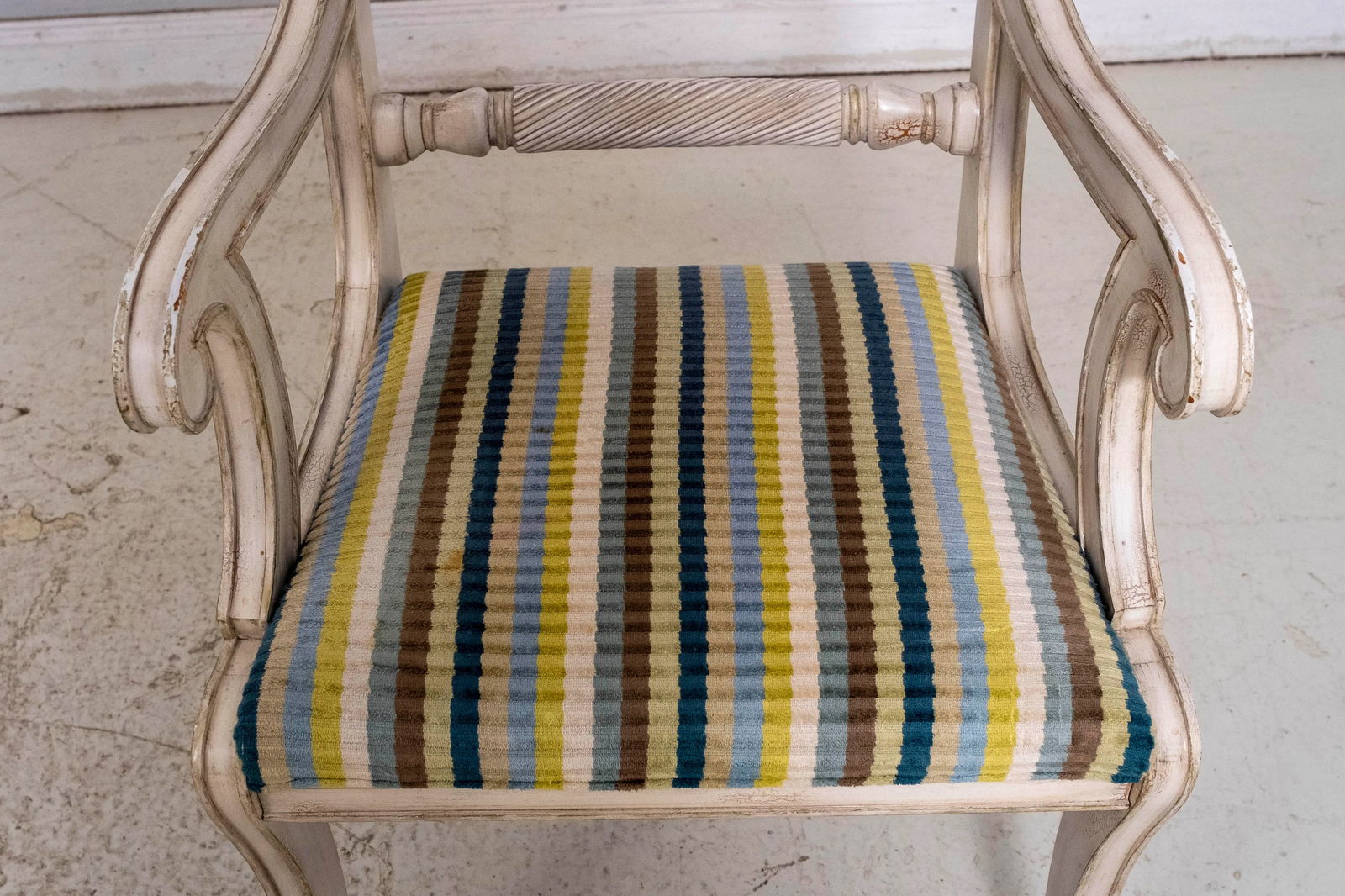 Councill Craftsmen Neoclassical Painted Finish Armchair - 13