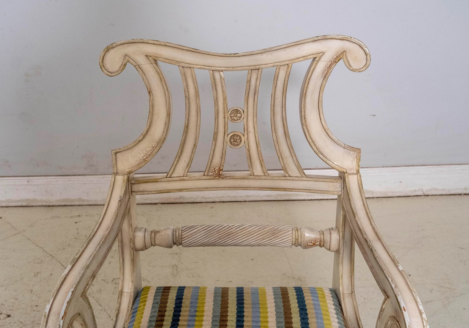 Councill Craftsmen Neoclassical Painted Finish Armchair - 5