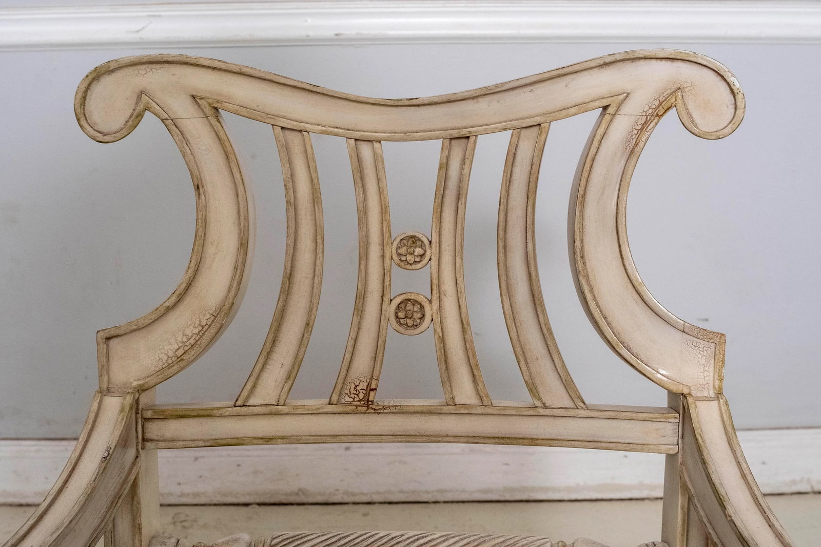 Councill Craftsmen Neoclassical Painted Finish Armchair - 6