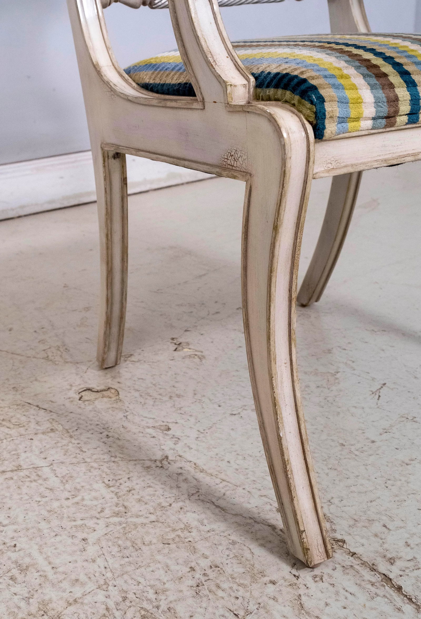 Councill Craftsmen Neoclassical Painted Finish Armchair - 7