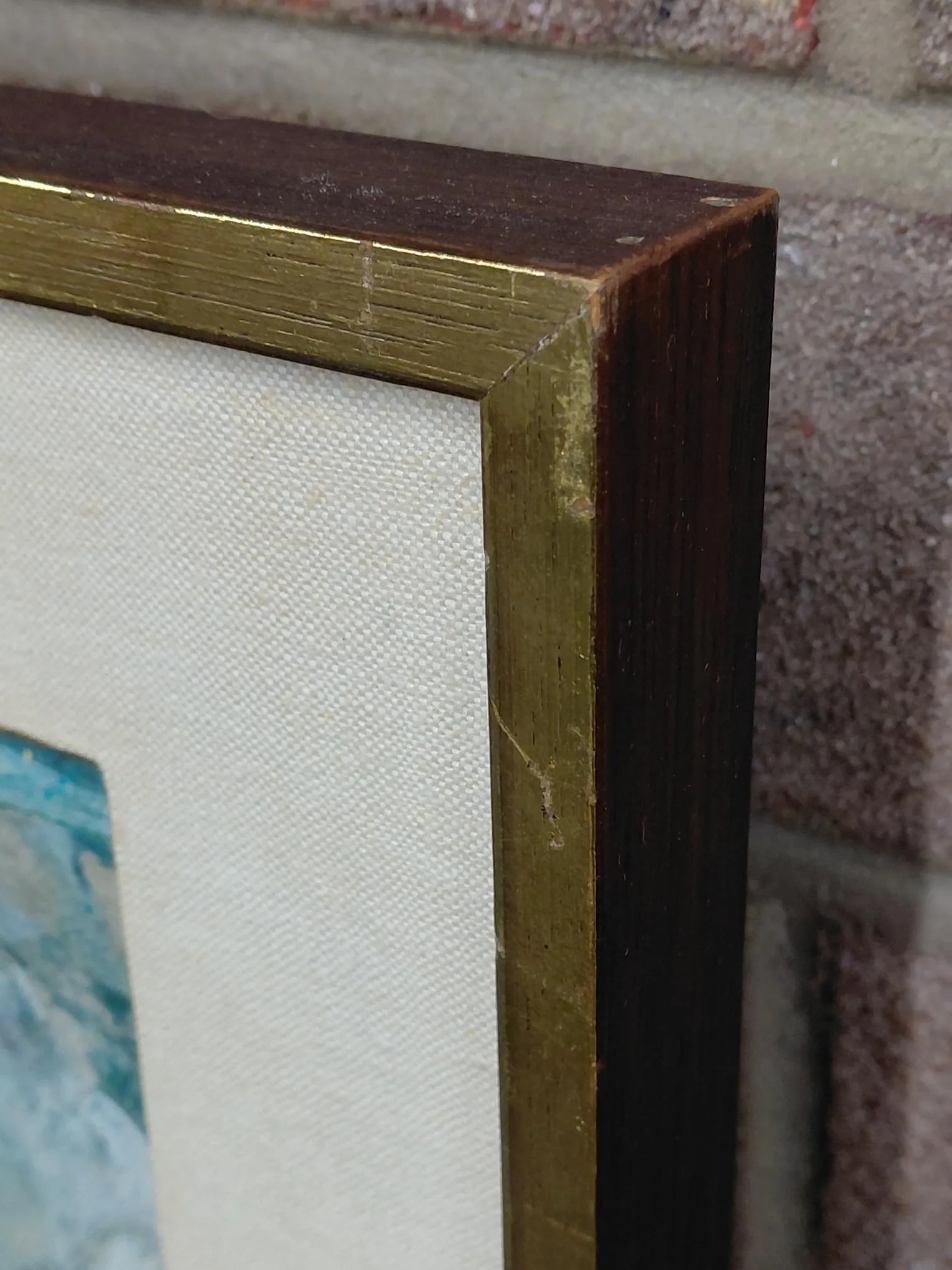 Framed Signed J. Akston "Blight, 1974" Acrylic and Enamel on Paper - 9