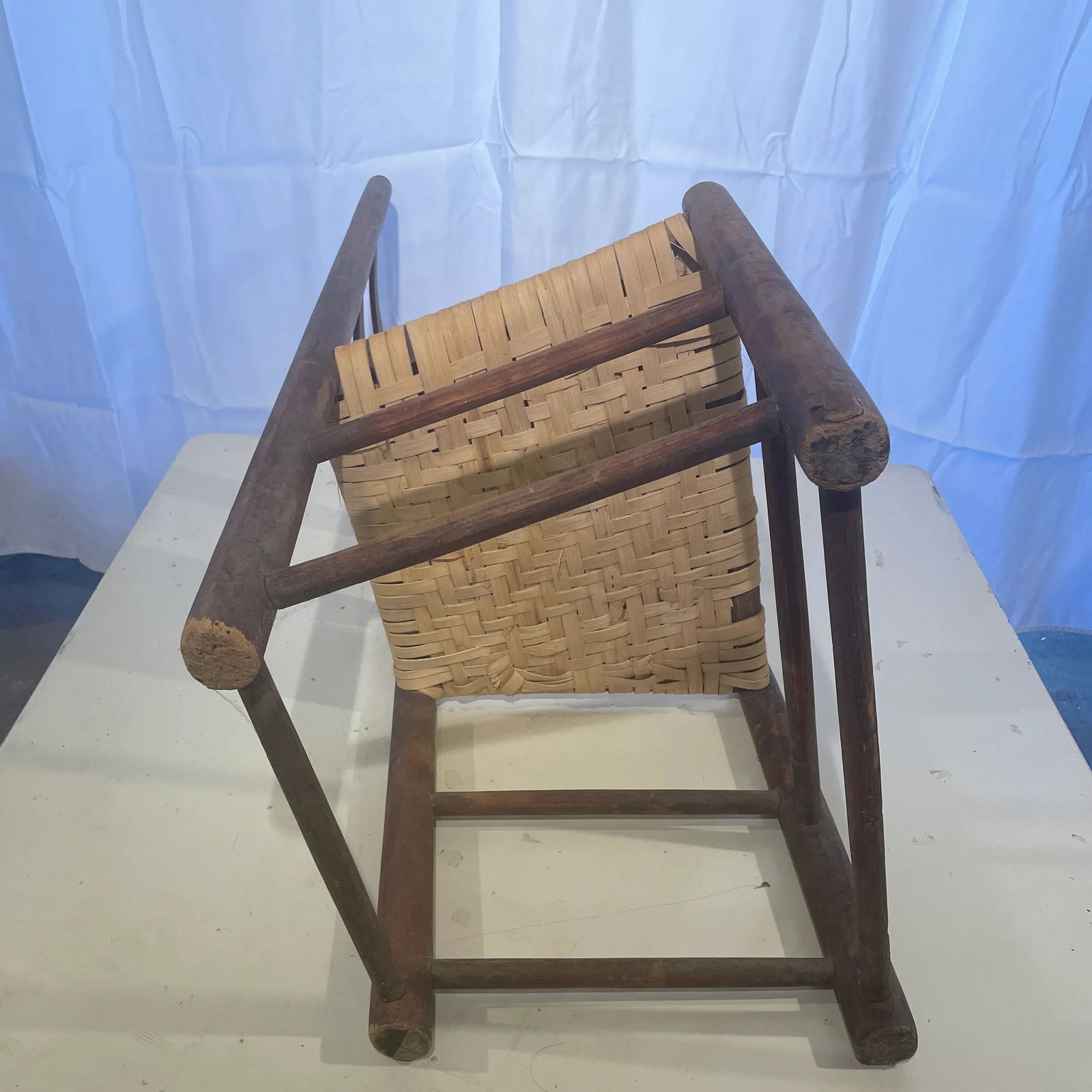 Mid-18th Century Early American Ladder-Back Chair - 10
