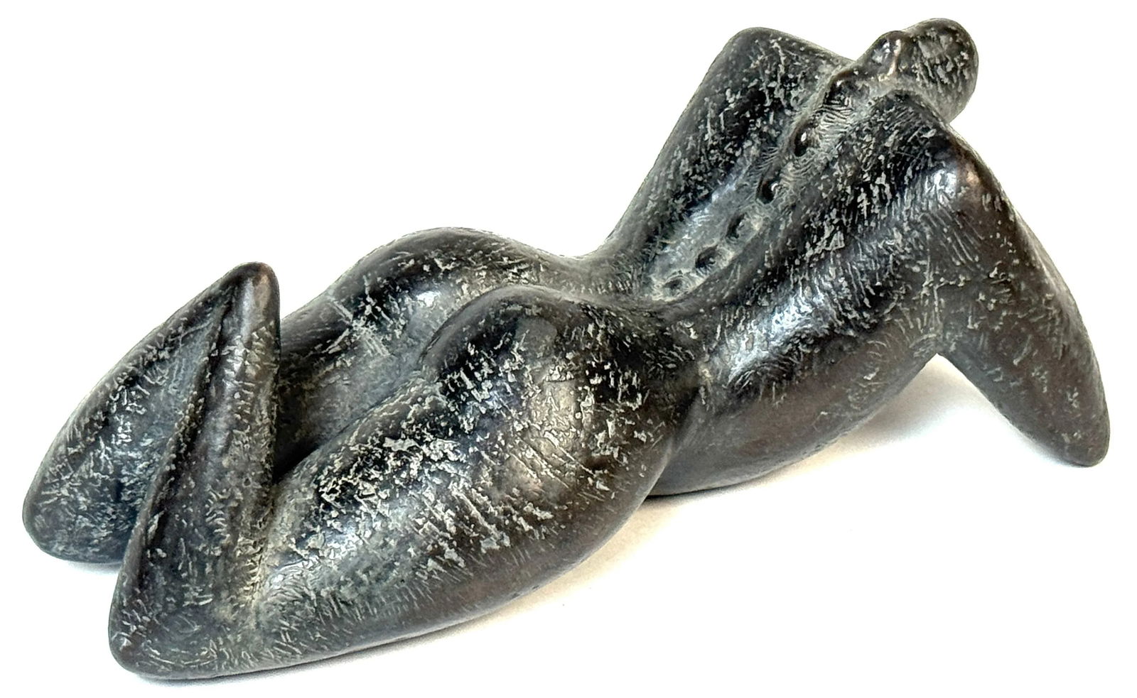 Liggend (Reclining) by Kyle Smith, Bronze Nude with Ponytail, Edition 2 of 9 - 10