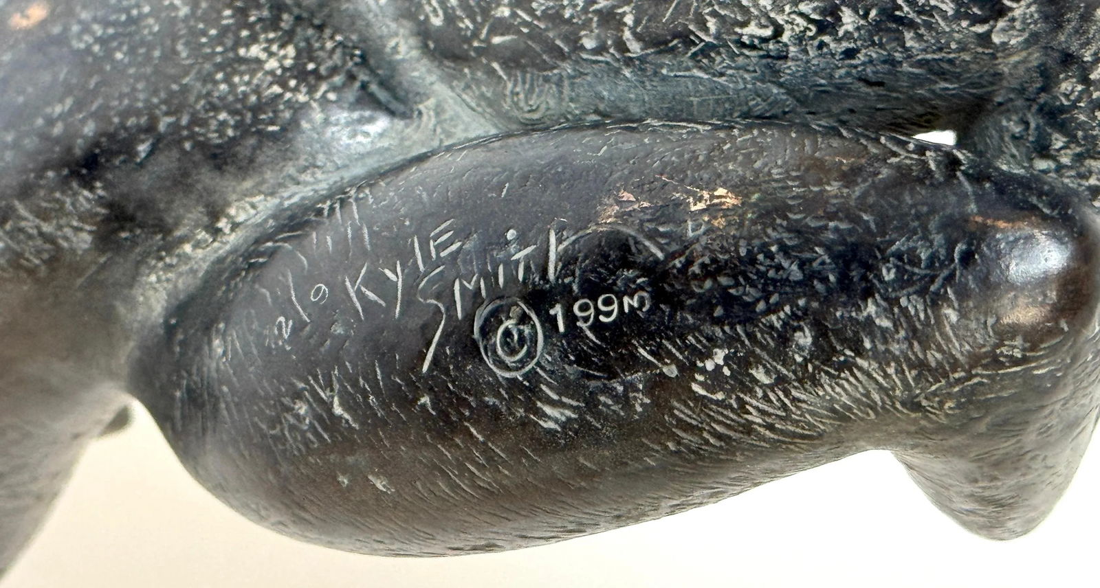 Liggend (Reclining) by Kyle Smith, Bronze Nude with Ponytail, Edition 2 of 9 - 3