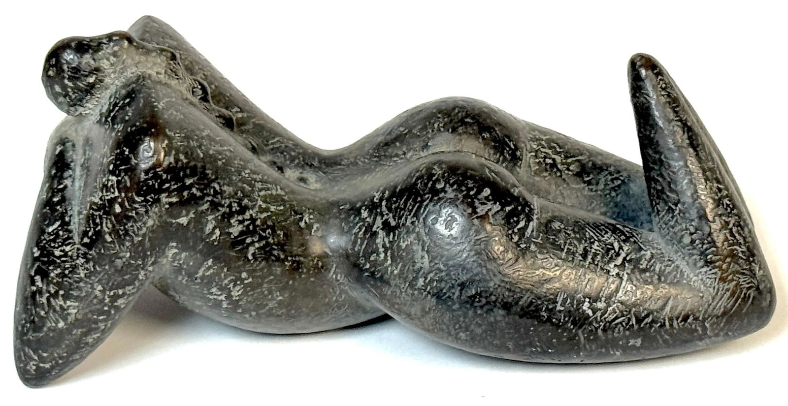 Liggend (Reclining) by Kyle Smith, Bronze Nude with Ponytail, Edition 2 of 9 - 5