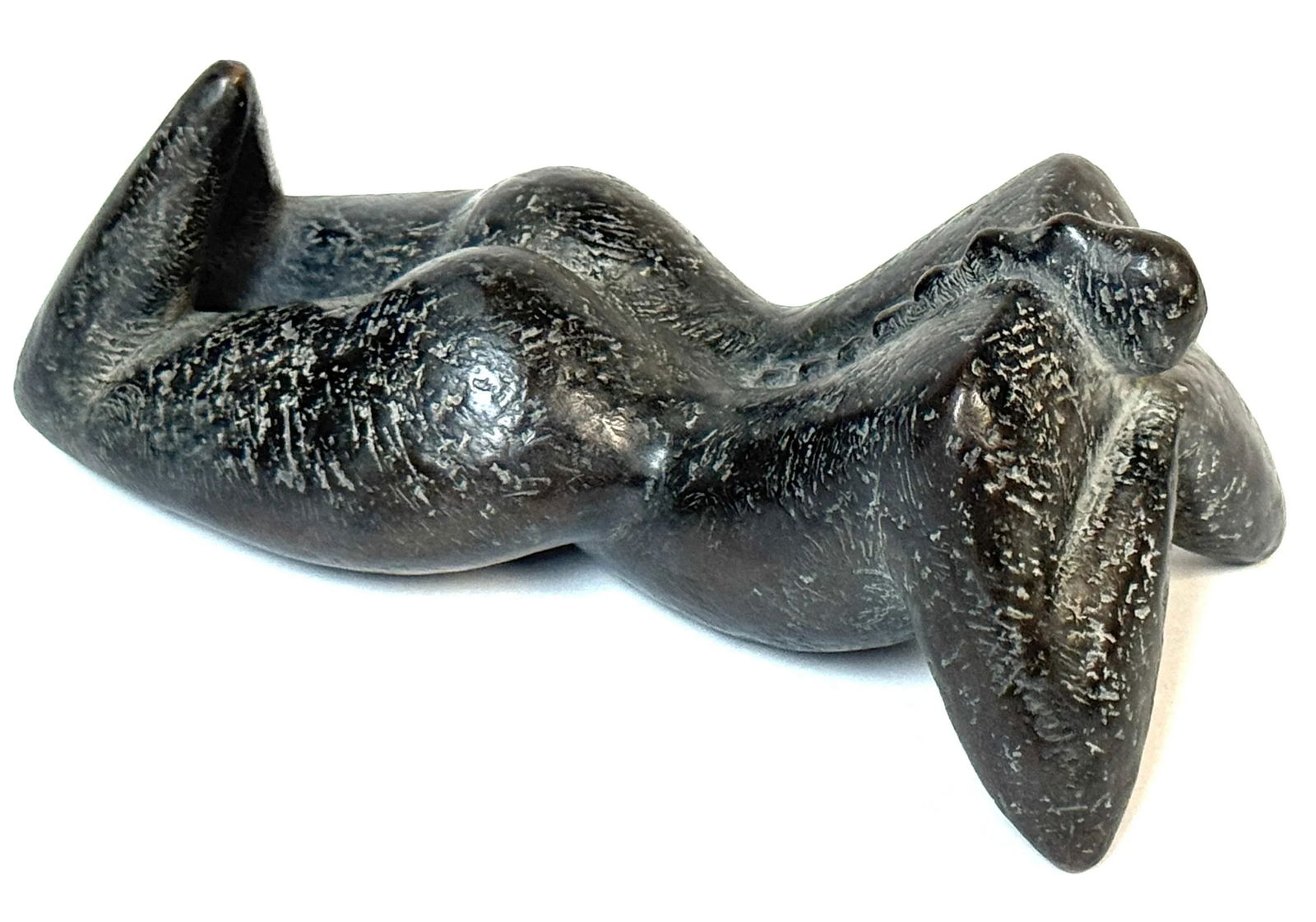 Liggend (Reclining) by Kyle Smith, Bronze Nude with Ponytail, Edition 2 of 9 - 9