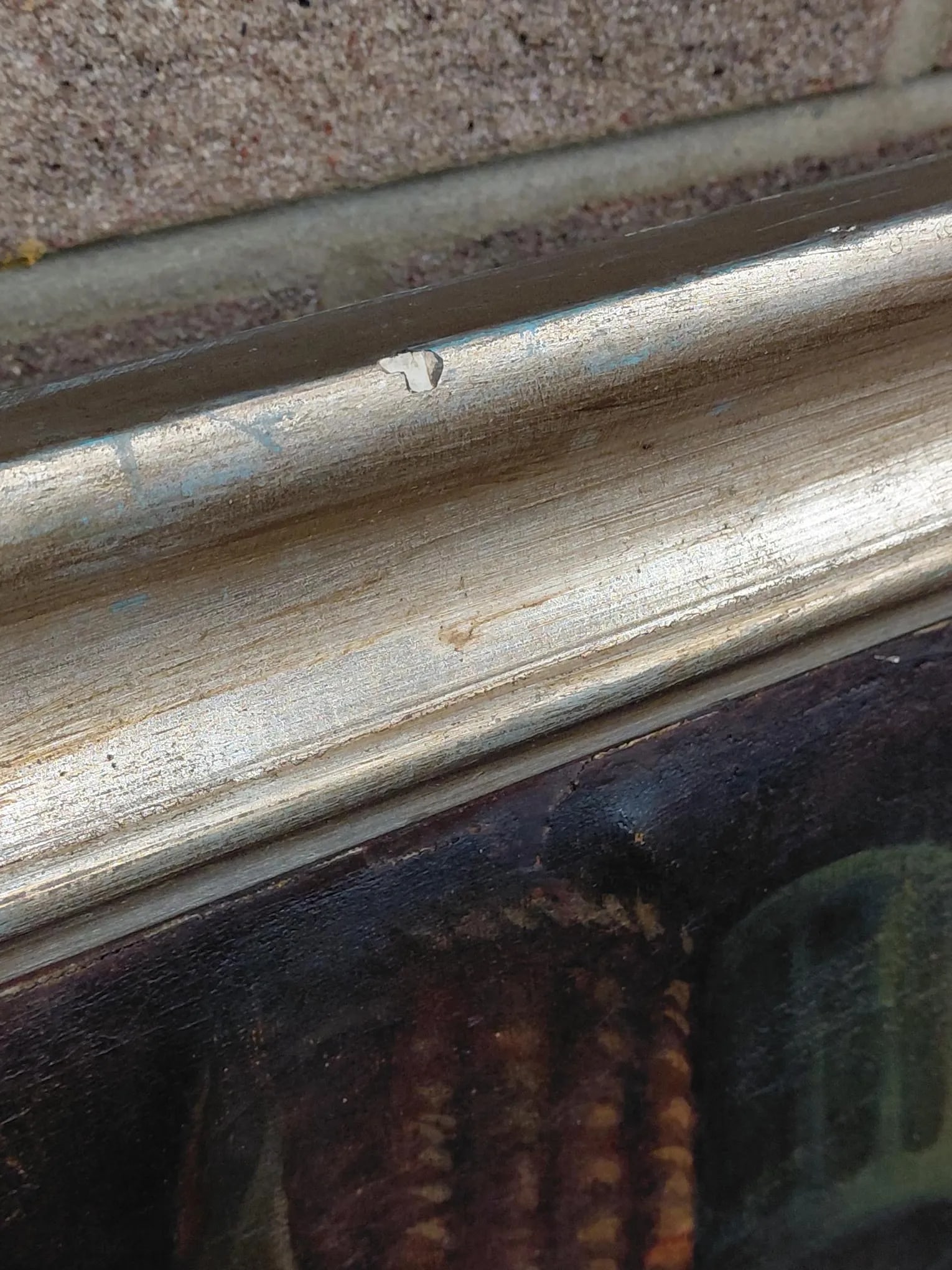 Framed "Seaside Gazing" Oil on Canvas - 12