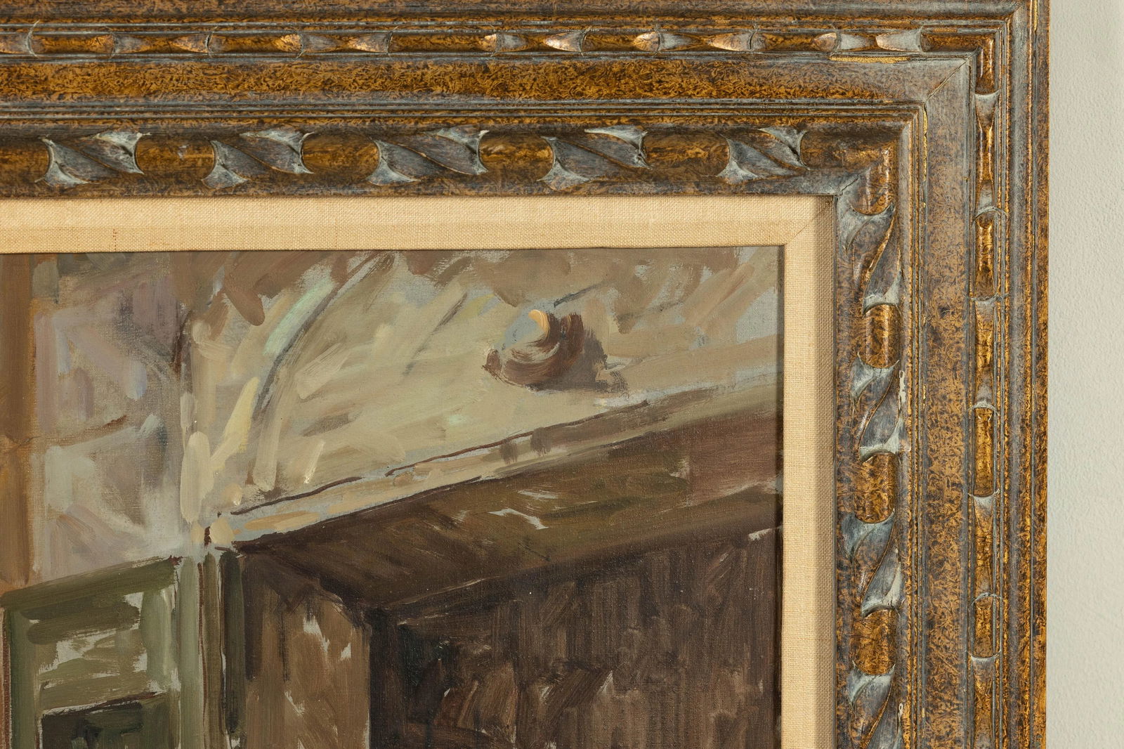 Oil Painting of an Italian Woman in a Market Scene Signed G. Graziani - 10