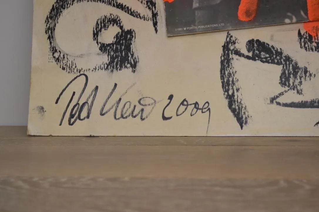 Original Peter Keil Mixed Media Painting "Clark Gable" 2009 - 2