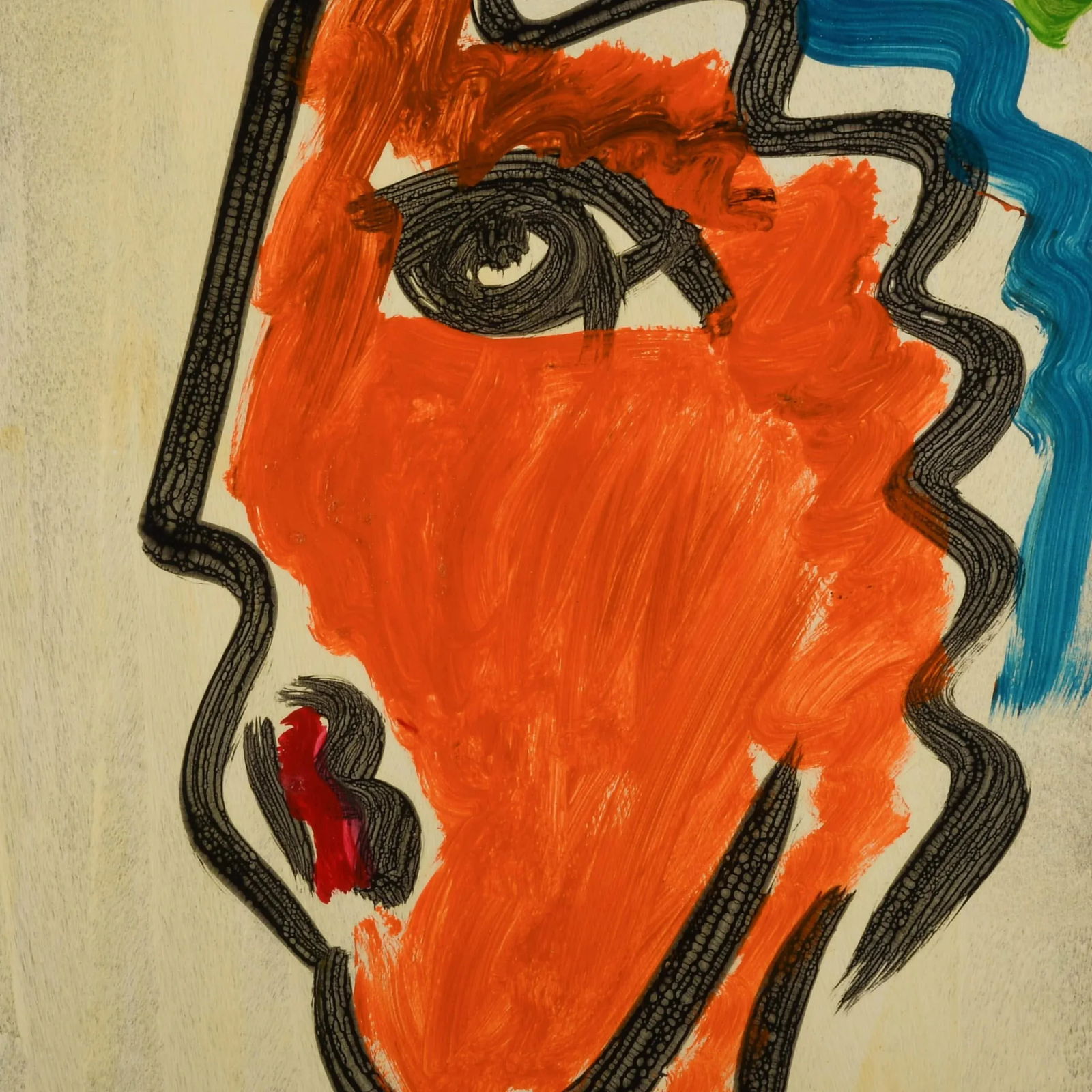 Signed Peter Keil "Waves of the Mind 1-4-75" Oil on Masonite - 2