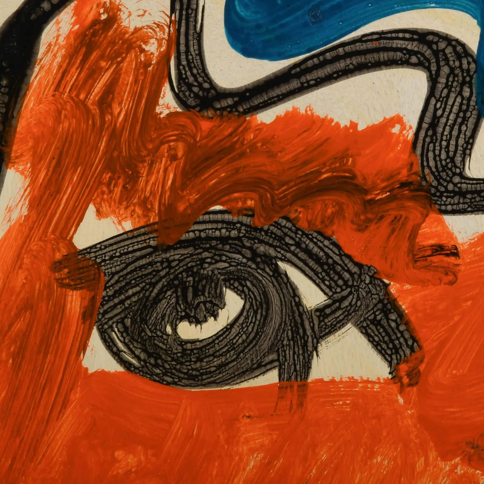 Signed Peter Keil "Waves of the Mind 1-4-75" Oil on Masonite - 3