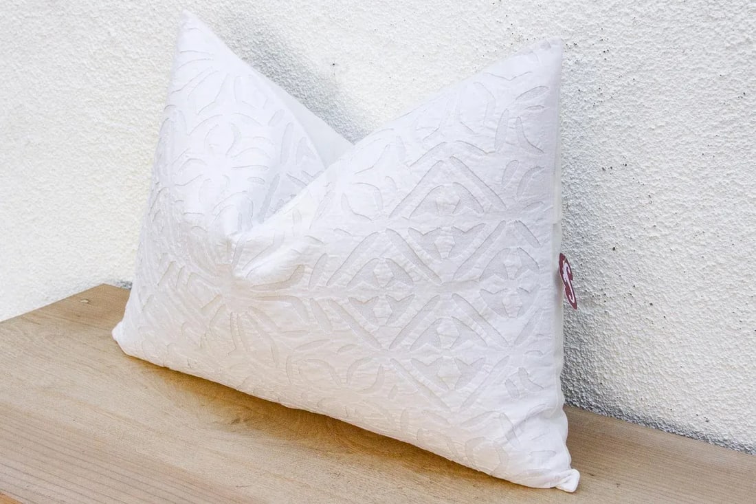 Petal Lumbar Applique Pillow Cover - 4