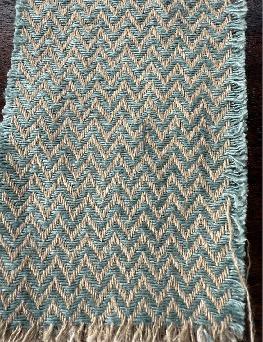 Ralph Lauren Coloma Herringbone Linen Fabric - 8 Yards - 2