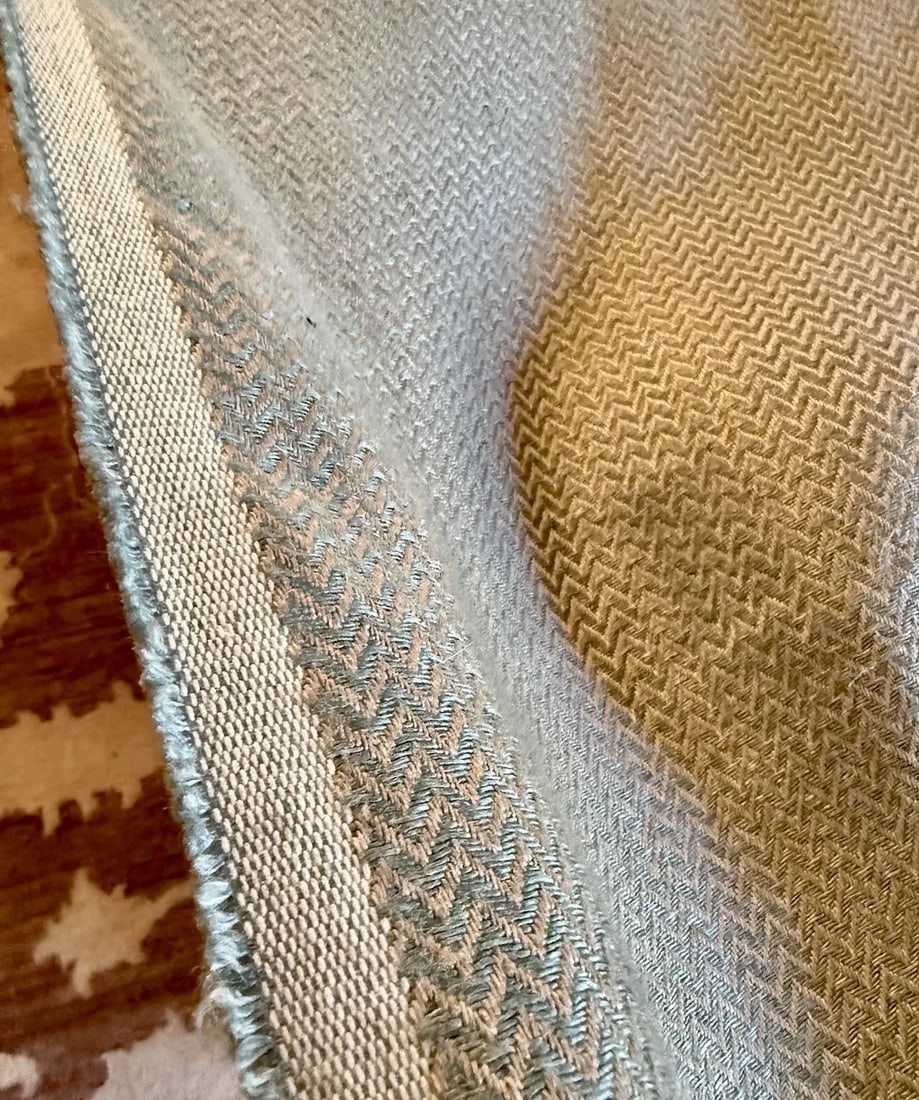 Ralph Lauren Coloma Herringbone Linen Fabric - 8 Yards - 3