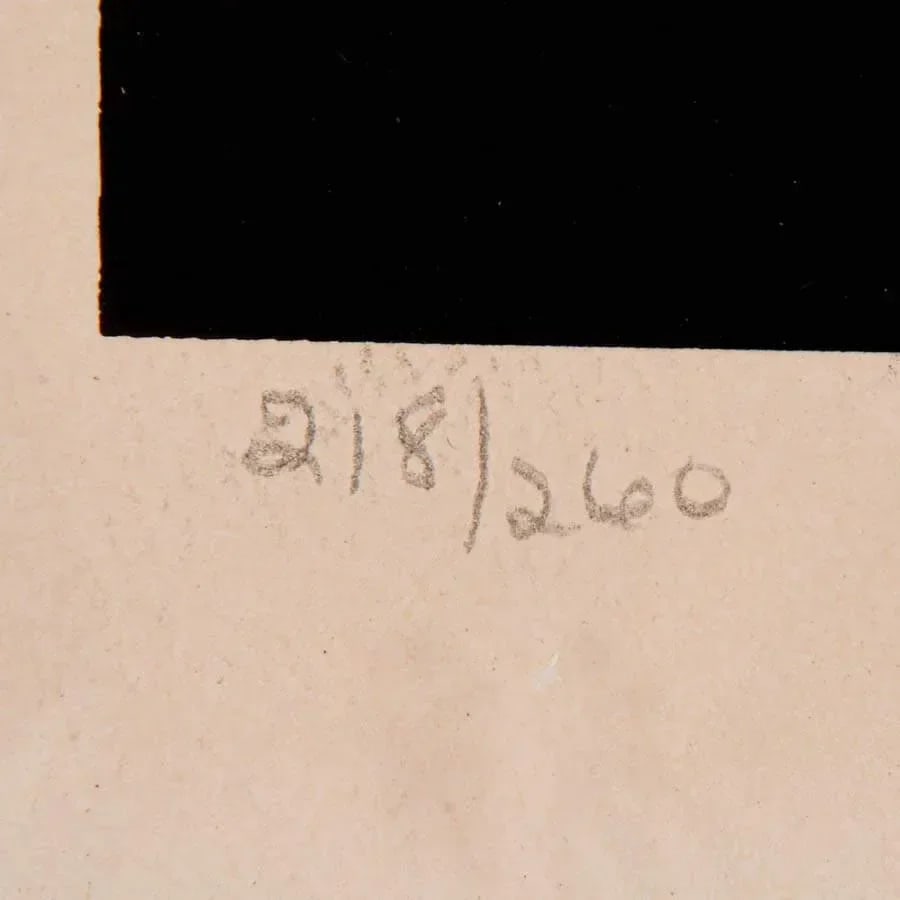 Framed Signed ErtÃ© "Furs" Limited-Edition Serigraph - 2