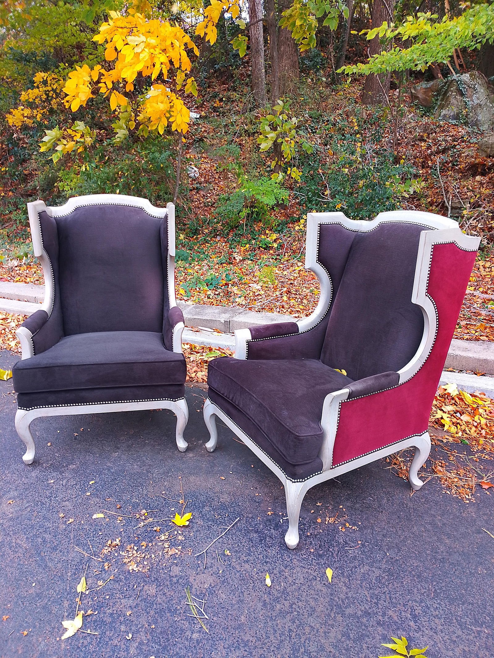 Pair of Bernhardt Talbot Wing Chairs - 2