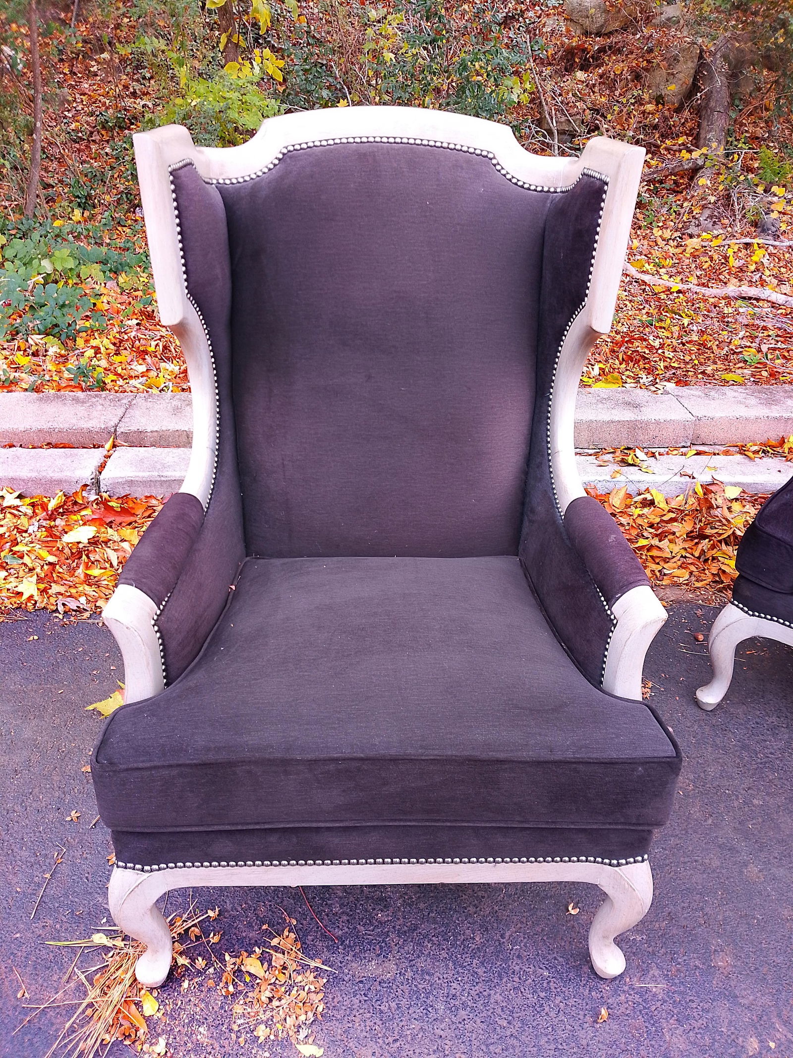 Pair of Bernhardt Talbot Wing Chairs - 5