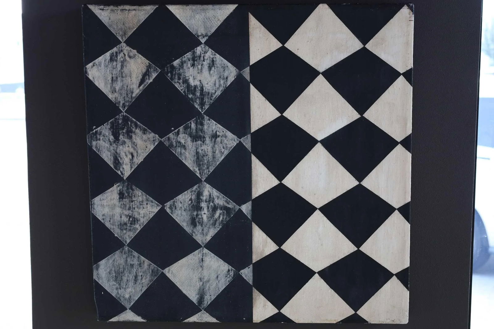 Pair of Sean Scherer Oil and Wax Paintings on Canvas, 1991 - 7