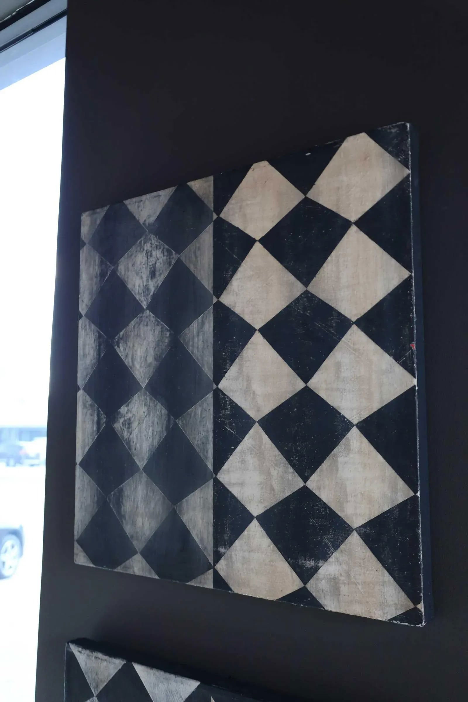 Pair of Sean Scherer Oil and Wax Paintings on Canvas, 1991 - 8