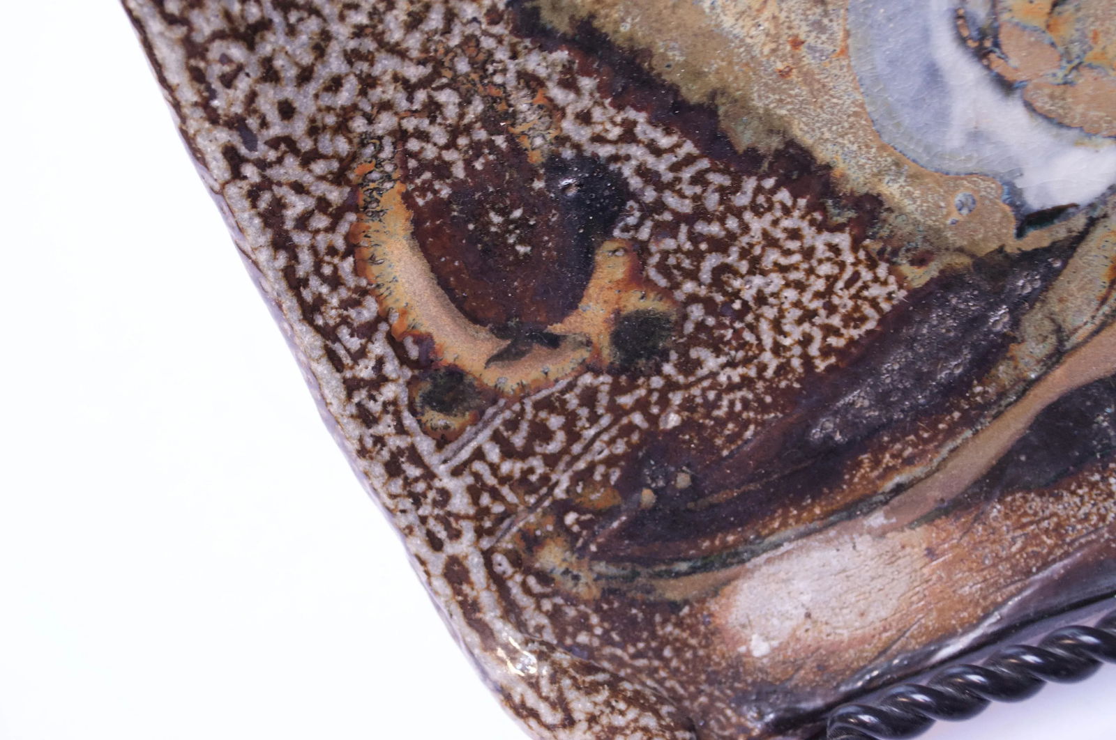 1973 Pollack Stoneware Slab / Decorative Plate - 7