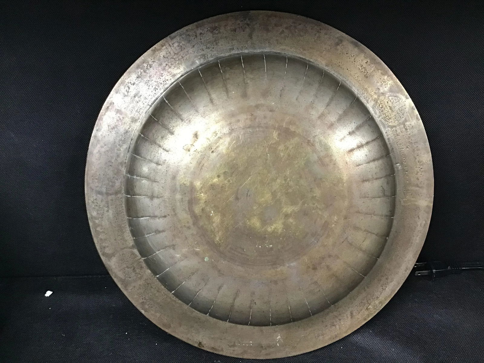 Large Antique Chinese Brass Bowl - 6