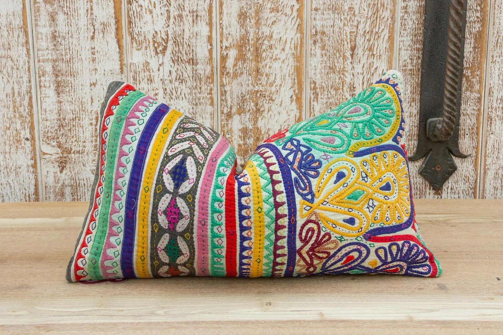 Kra Antique Tribal Grain Sack Pillow - 10
