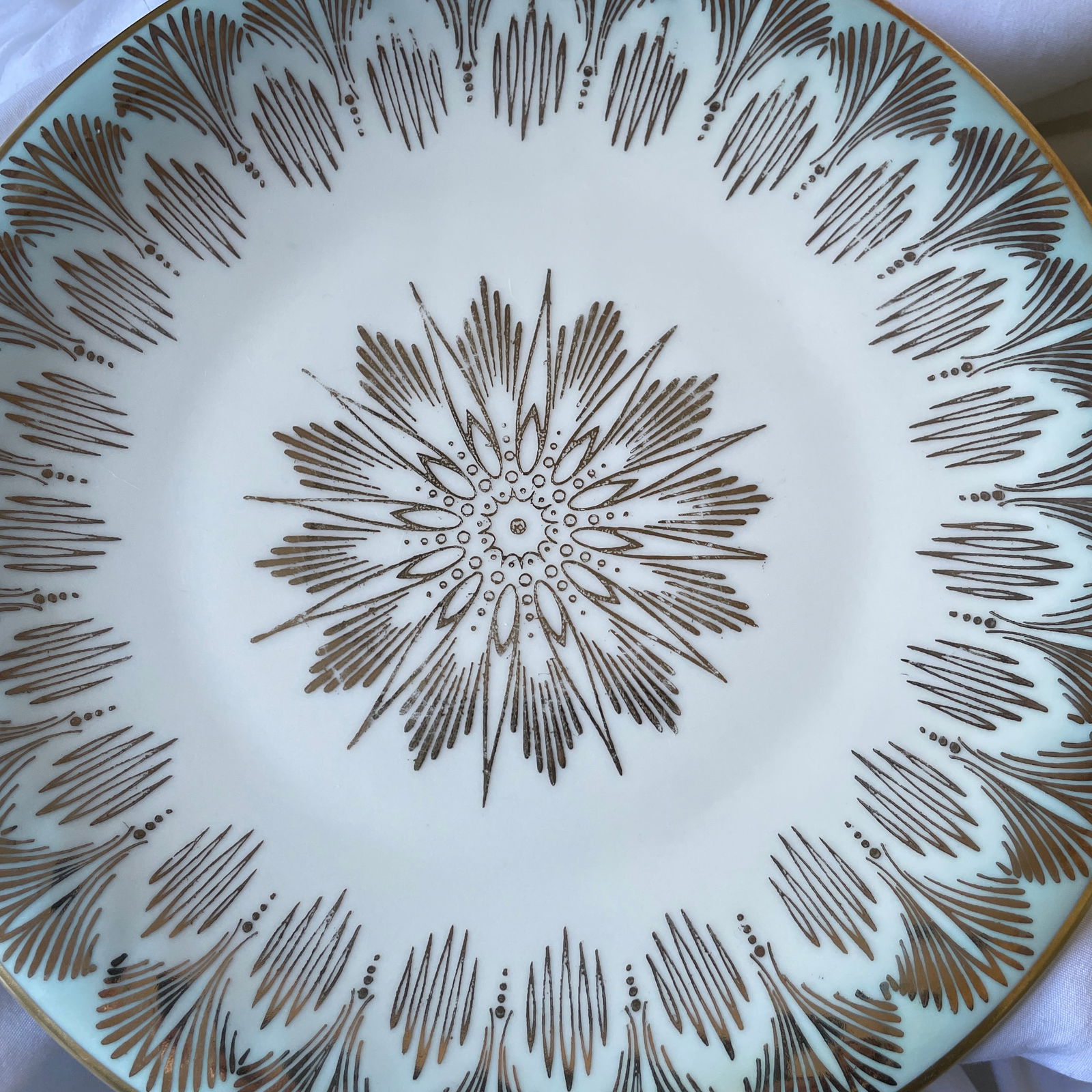 Vintage C. T. Hutschenreuther Arzberg Bavaria Teacup Trio With Saucer and Dessert Plate - 6