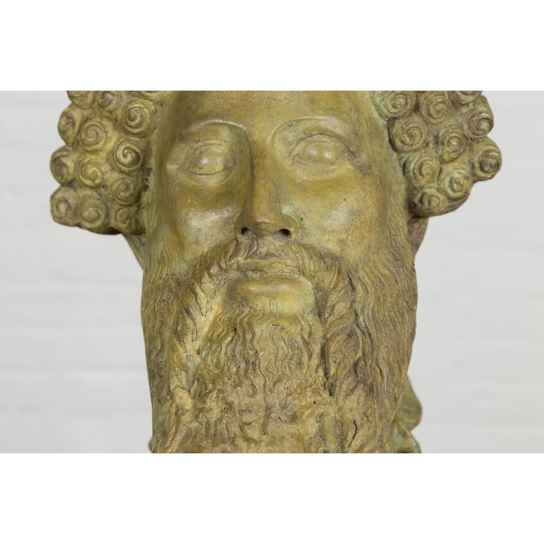 Bronze Hermes Bust Sculpture - 7