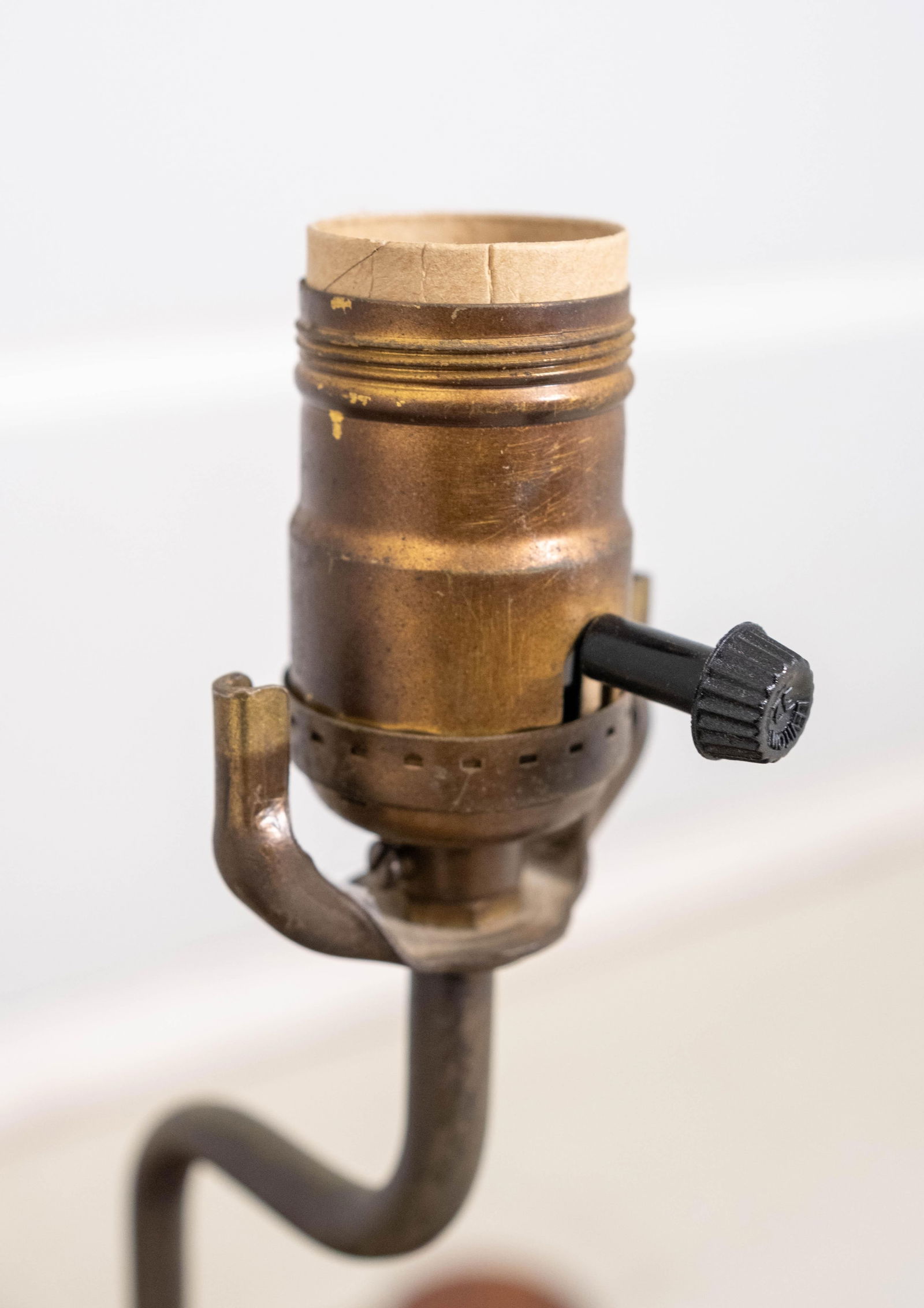 Bronze Bookshelf Style Table Lamp W. Shade - 4