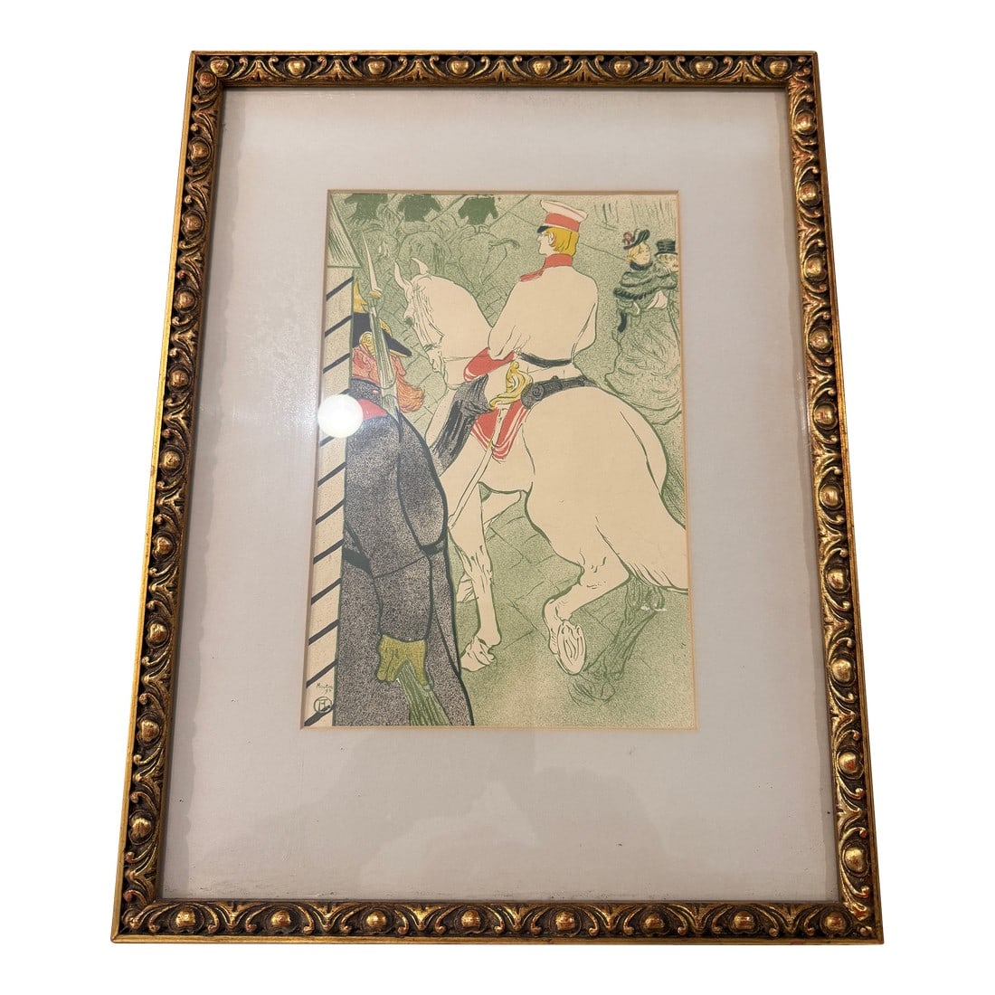 Late 19th Century Toulouse Lautrec Signed Lithograph (1 of 6)