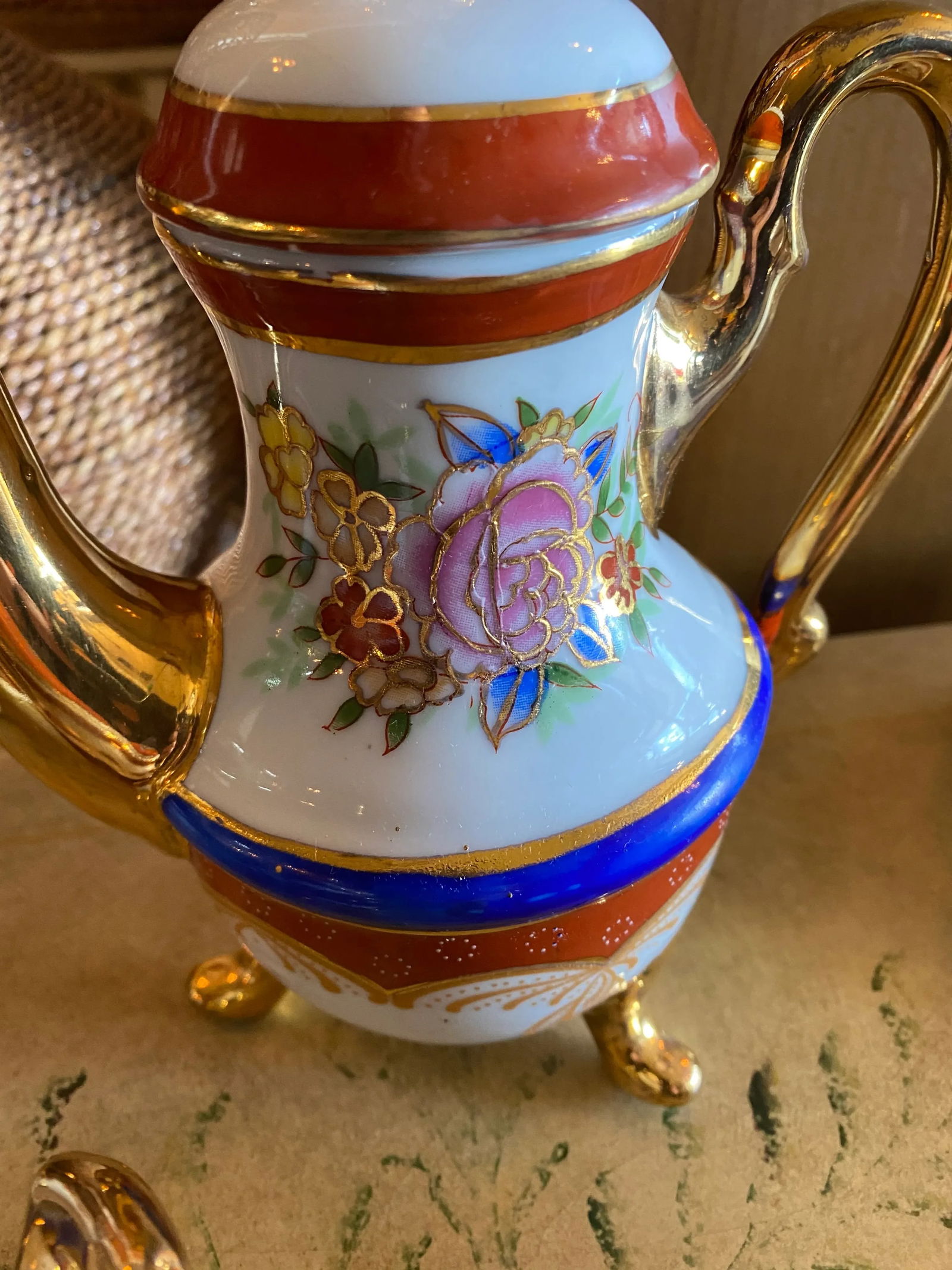 1960s Floral Tea Set, 17 Pieces - 10