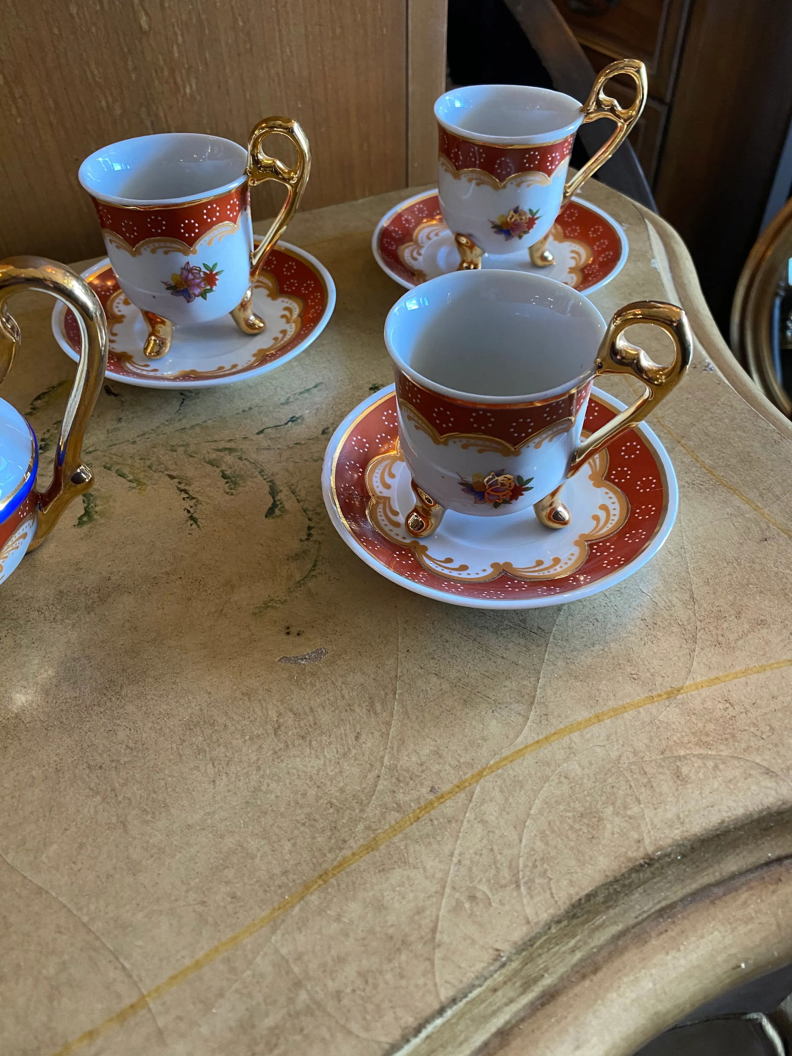 1960s Floral Tea Set, 17 Pieces - 5