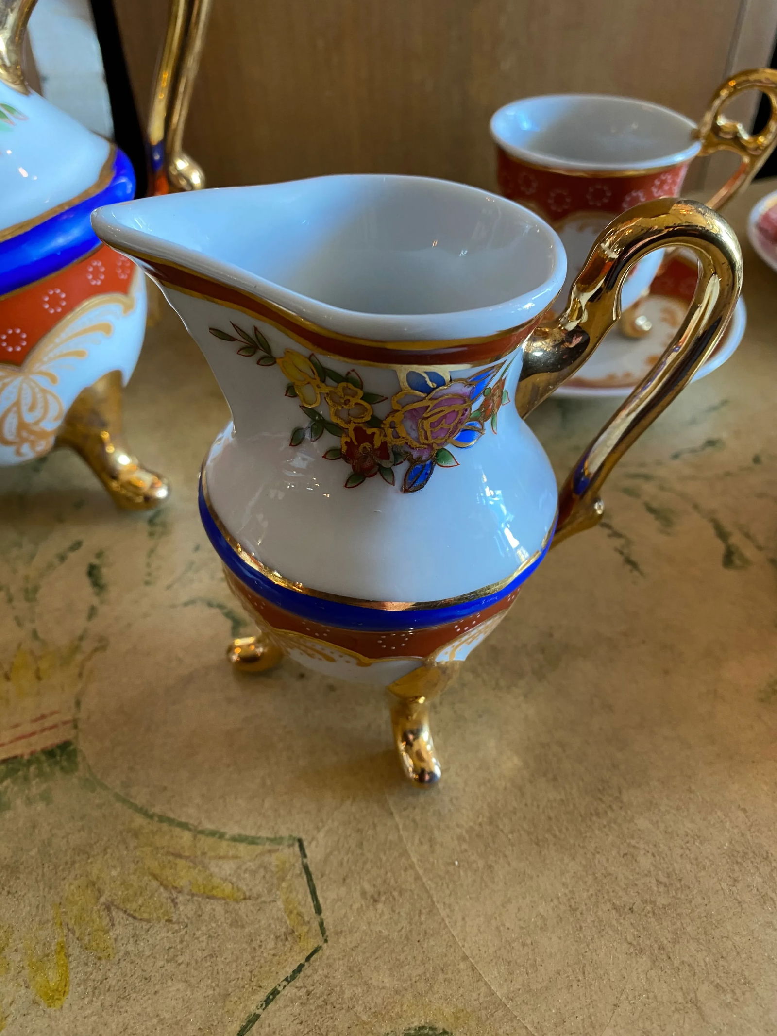 1960s Floral Tea Set, 17 Pieces - 6