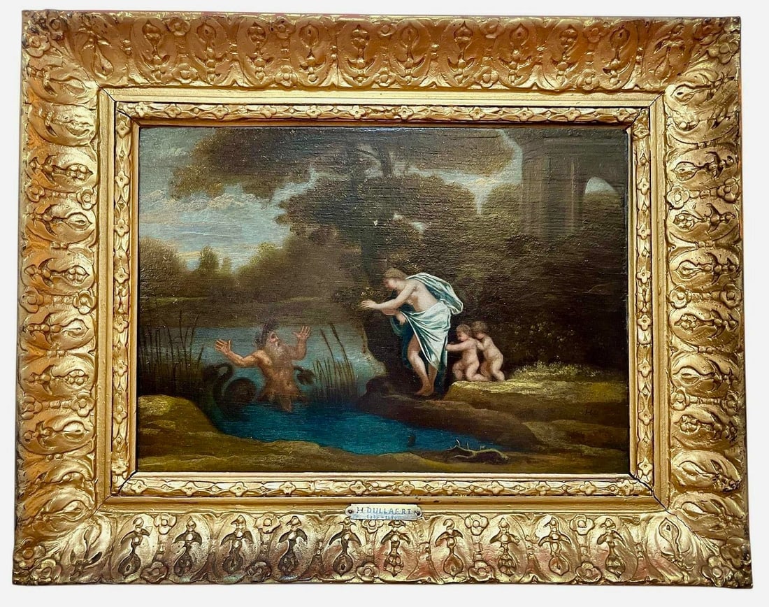 Heyman Dullaert (Dutch, 1636-1684), Oil Painting on Board - 8