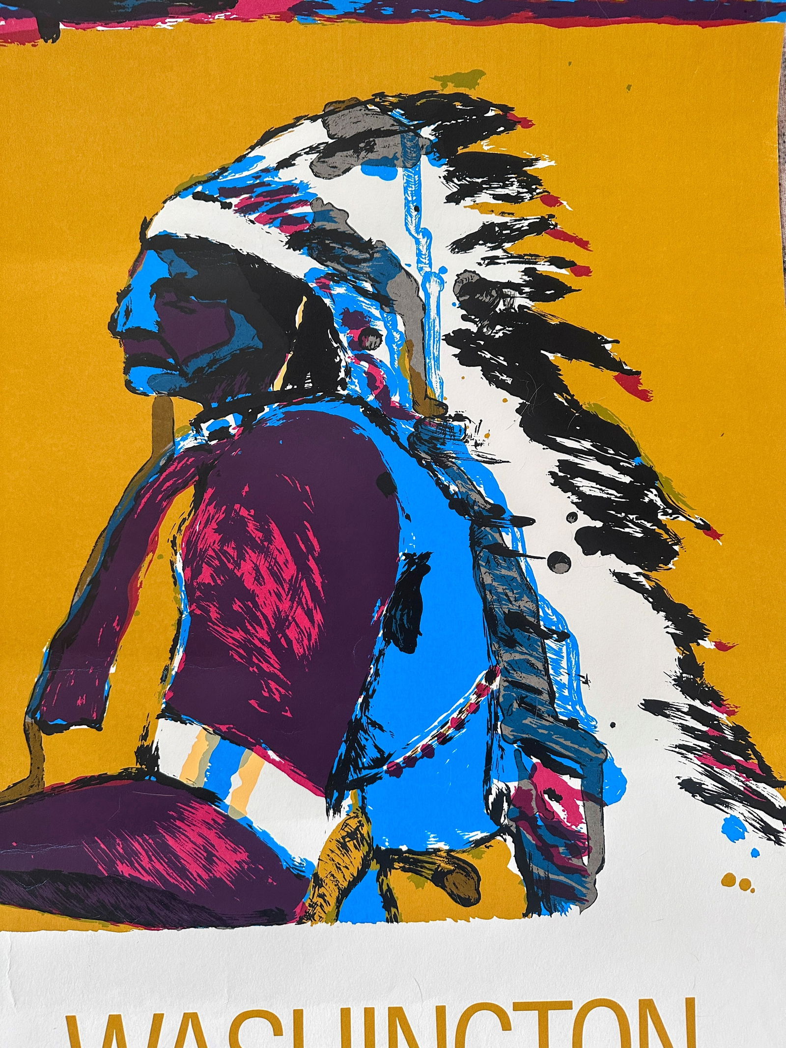 Original Fritz Scholder 'Art '78" Exhibition Silkscreen Poster - 4