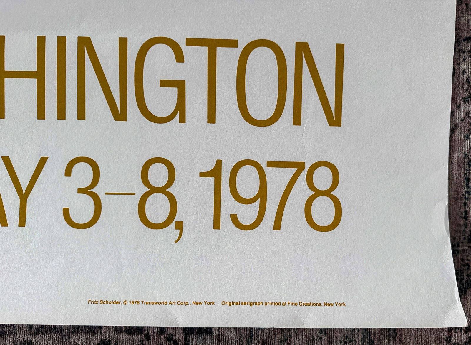 Original Fritz Scholder 'Art '78" Exhibition Silkscreen Poster - 6