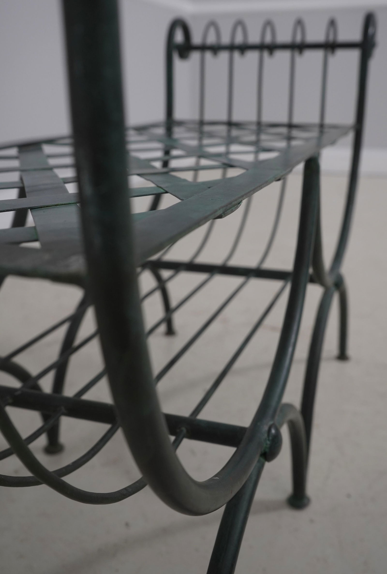 Vintage 1950s Salterini Design Iron Window Bench - 10