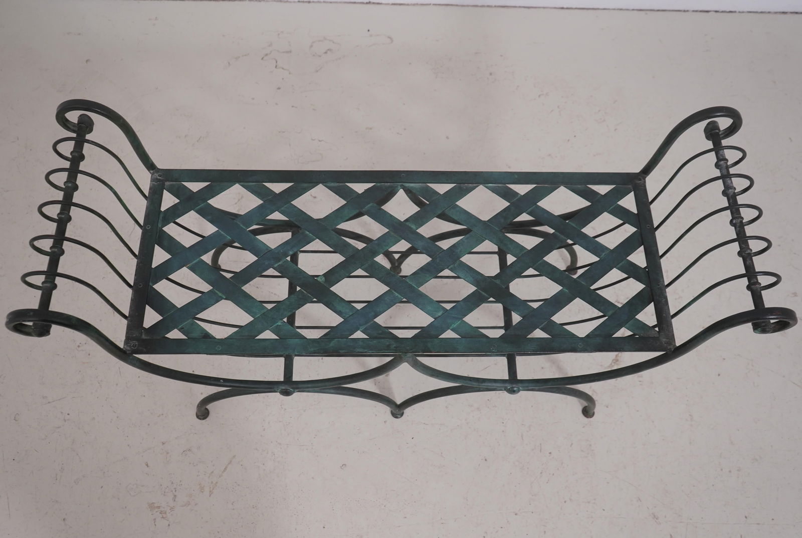 Vintage 1950s Salterini Design Iron Window Bench - 3