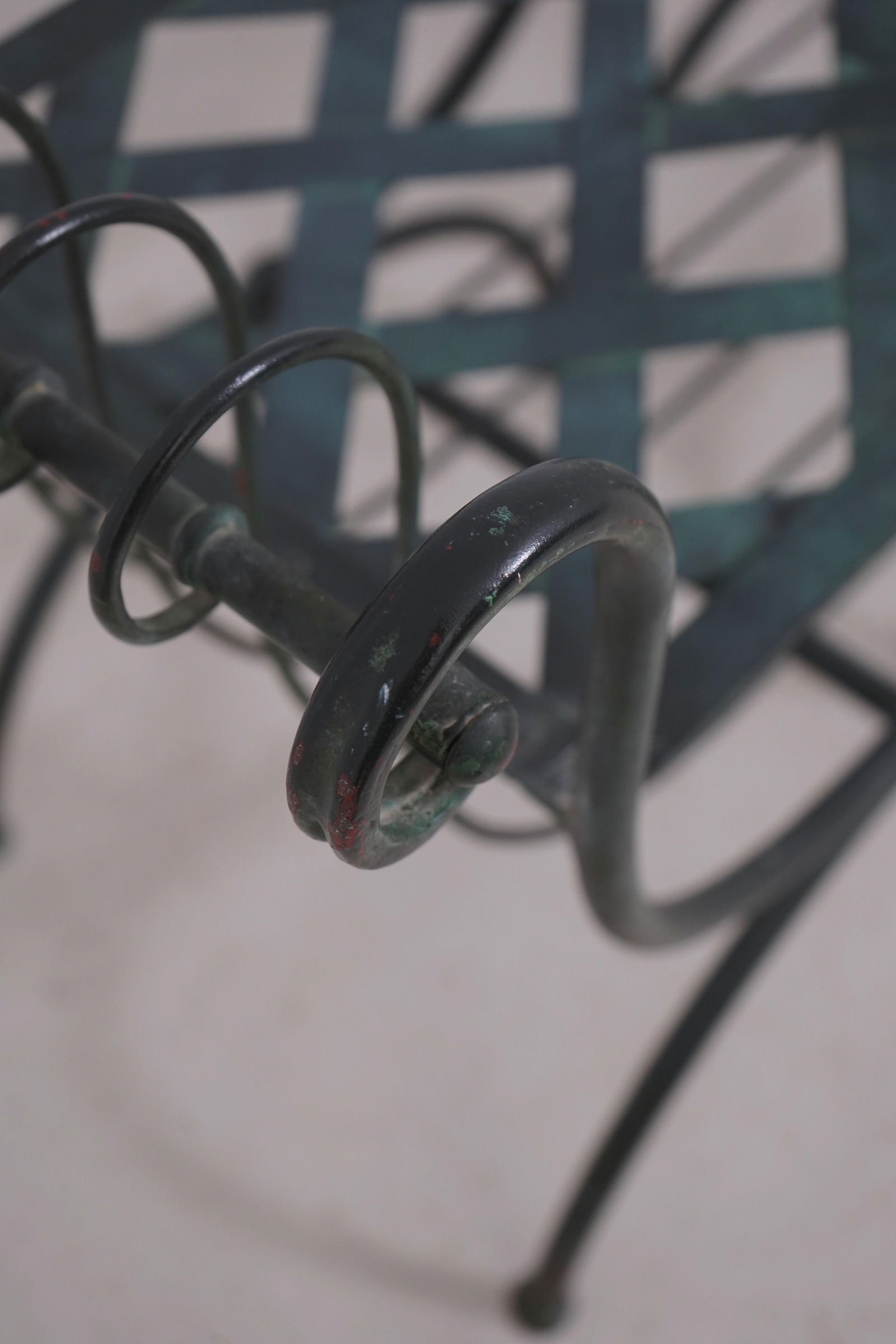 Vintage 1950s Salterini Design Iron Window Bench - 5