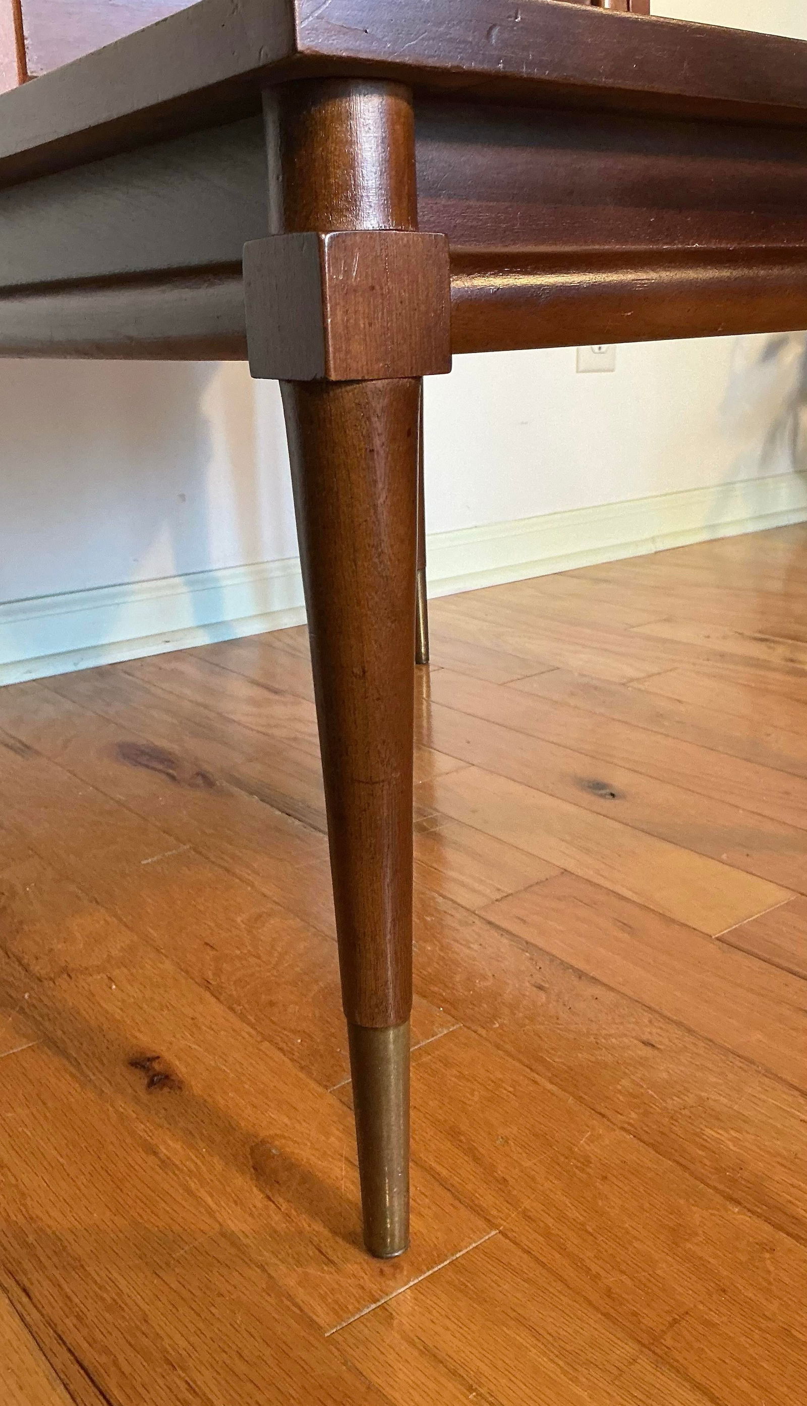 Vintage Inlaid Side Table by American of Martinsville, Circa 1960s - 11