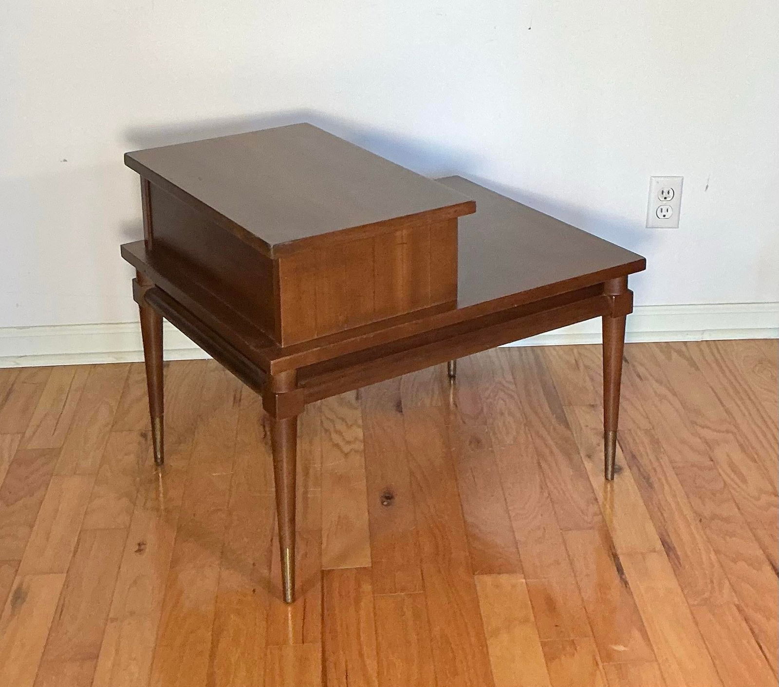 Vintage Inlaid Side Table by American of Martinsville, Circa 1960s - 5